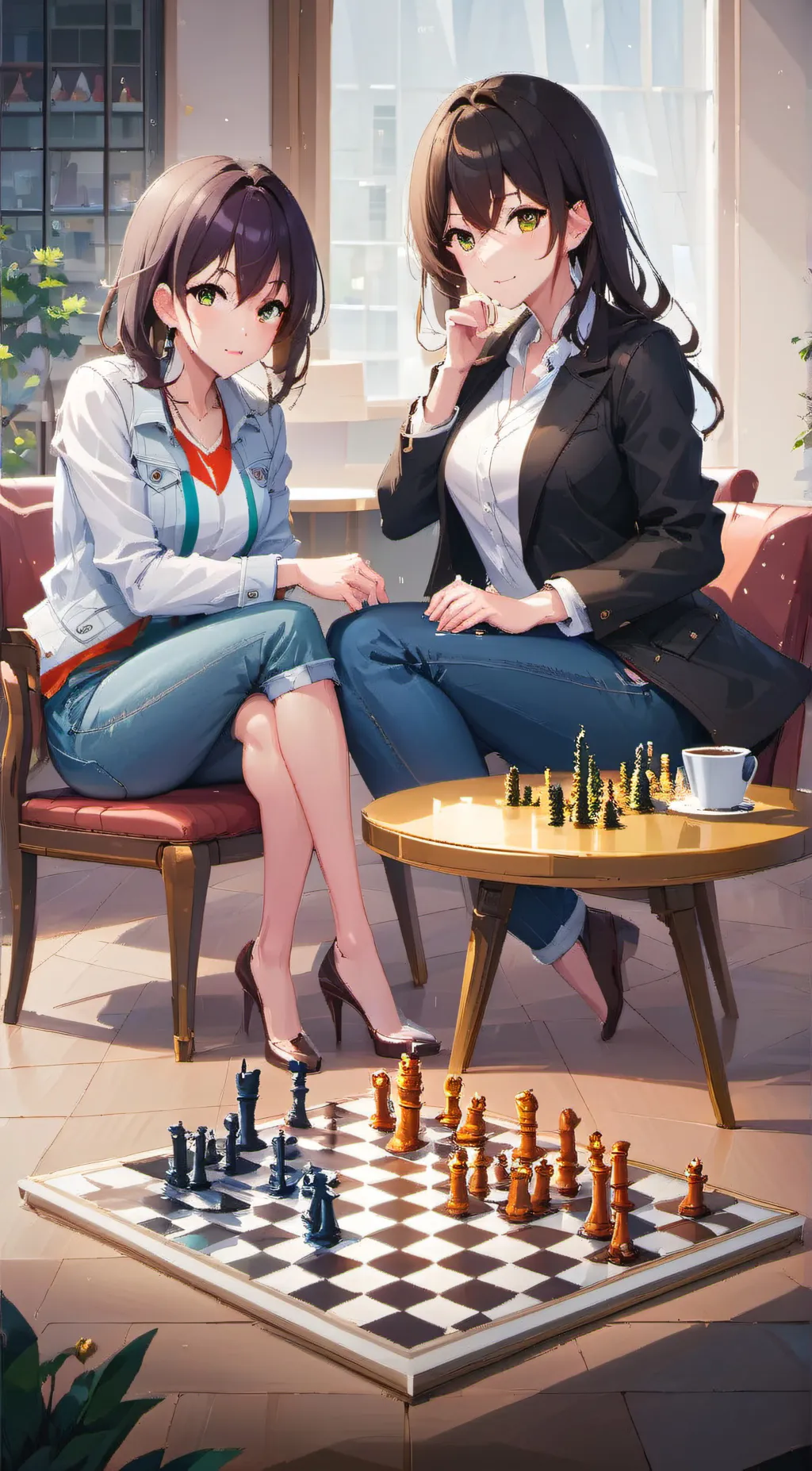 ai character: Prom problem  background