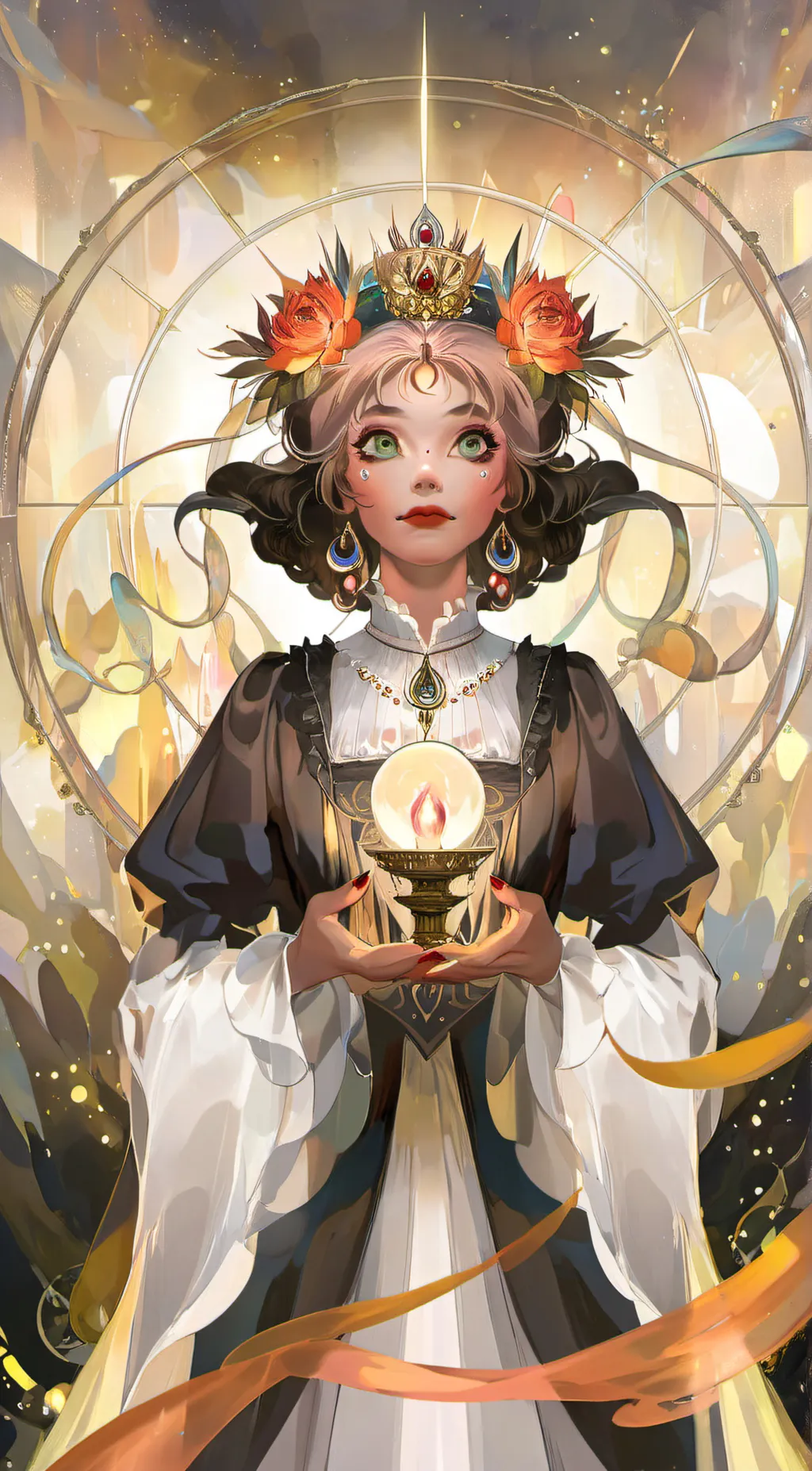 ai character: 🍄Meleanie✨ background