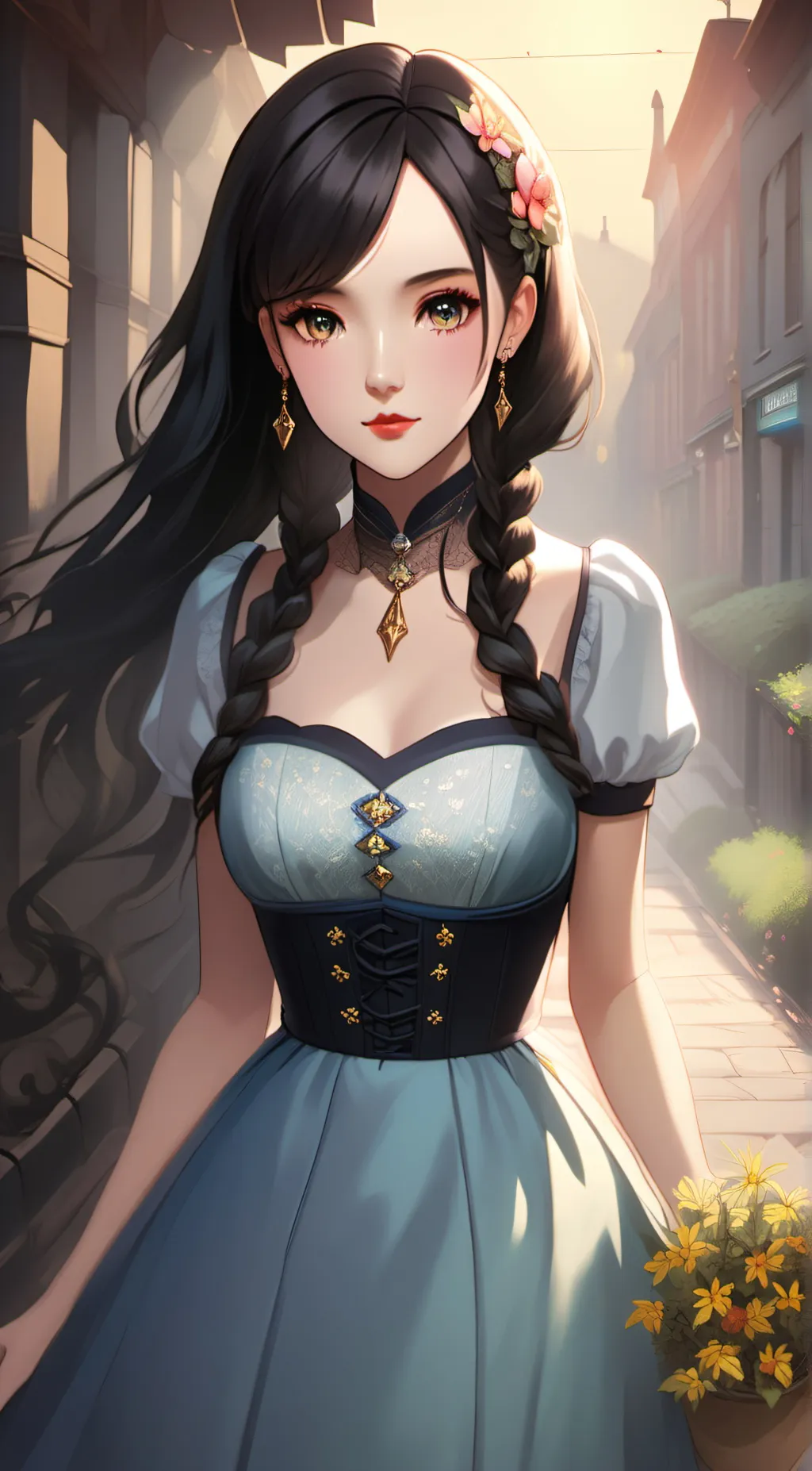 ai character: Dominique background