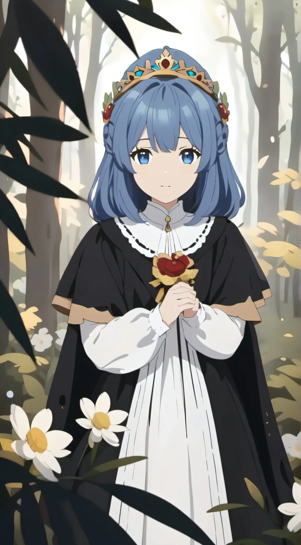 ai character: blue ruby princess background