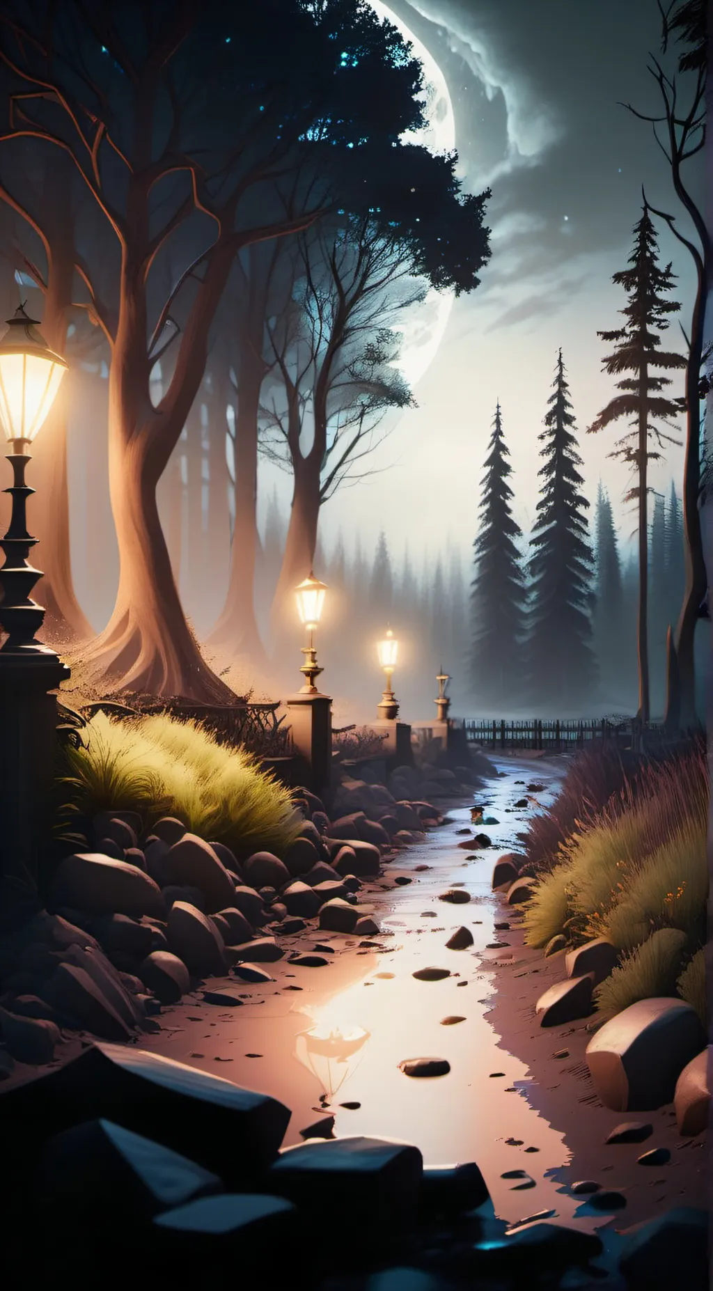 ai character: card explanation background