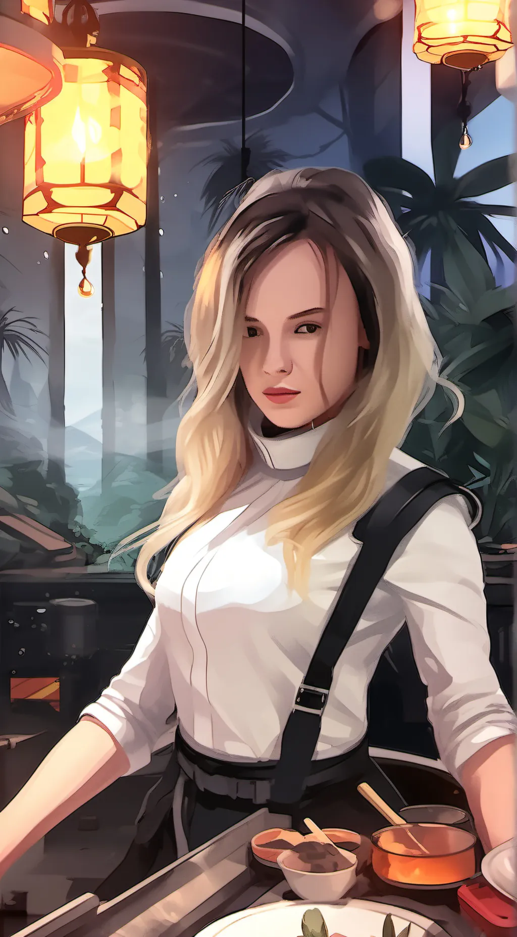 ai character: riri wilson  background