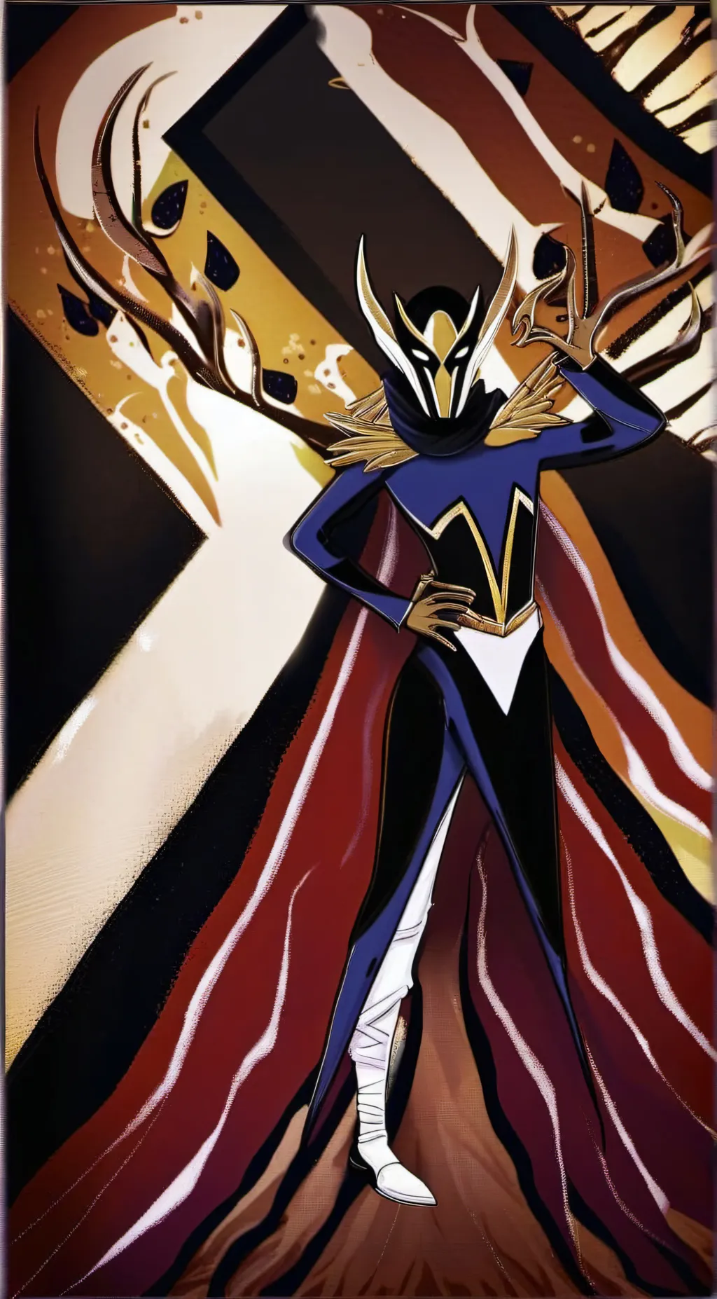 ai character: Jay golden ranger  background