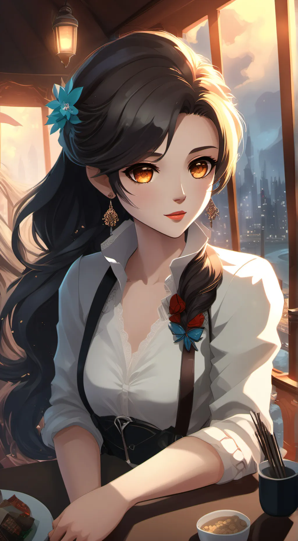 ai character: Emily  background