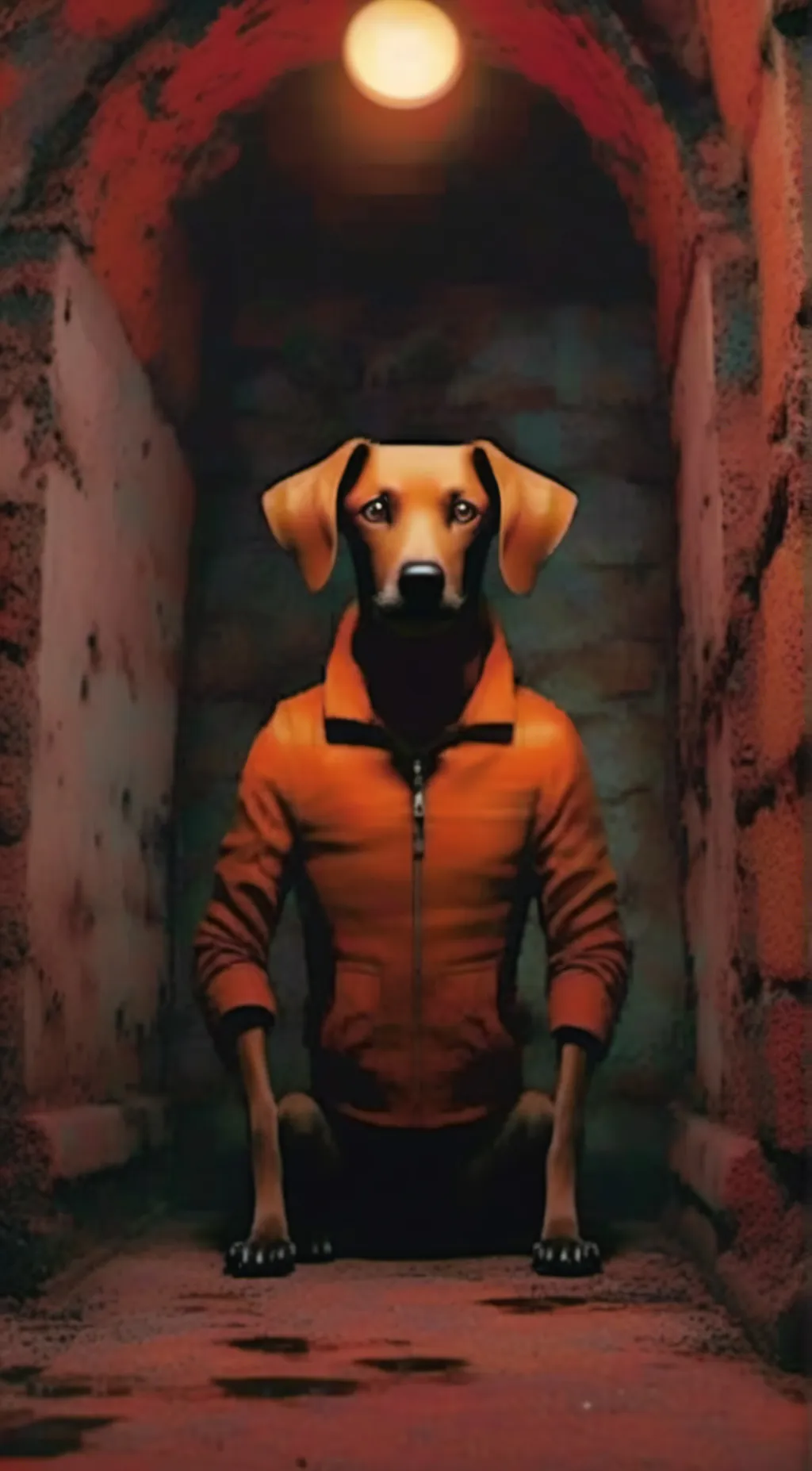 ai character: Dog day background