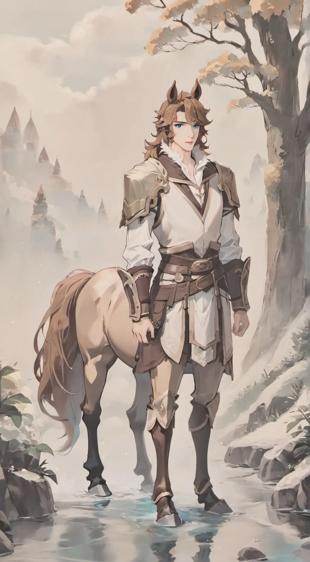 ai character: Tawel background