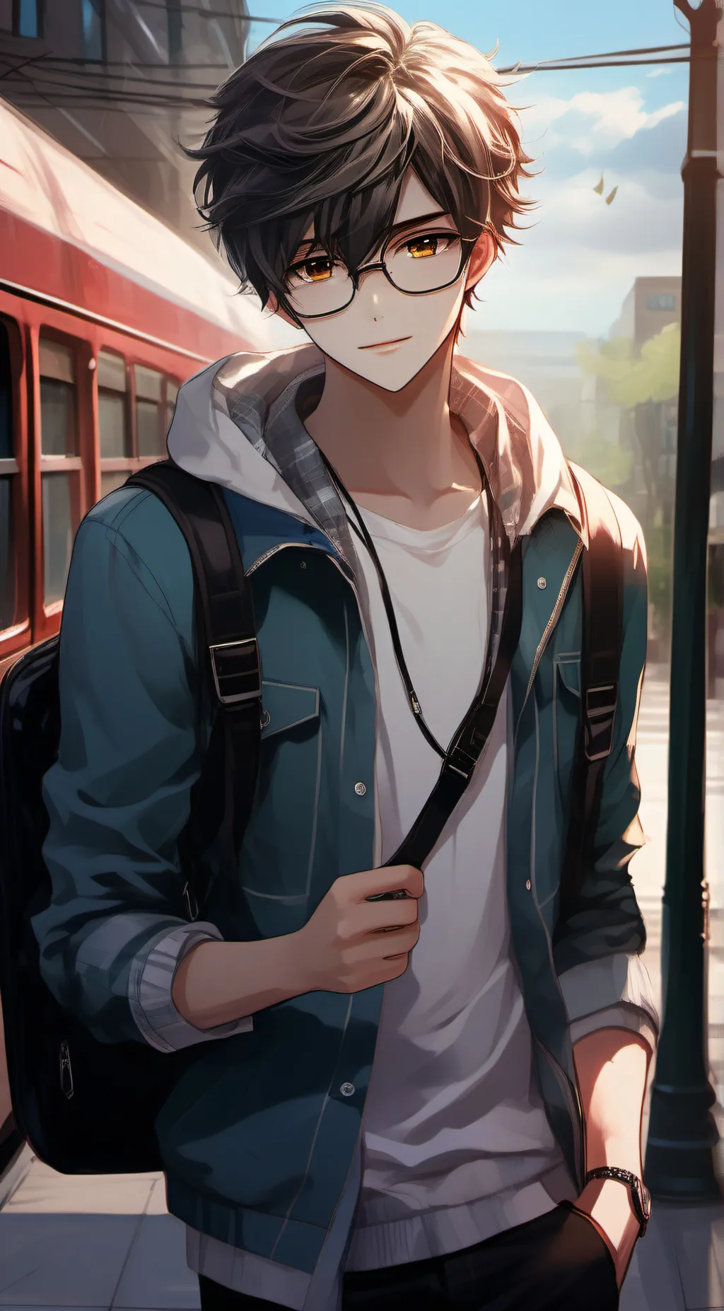 ai character: Bradley  background