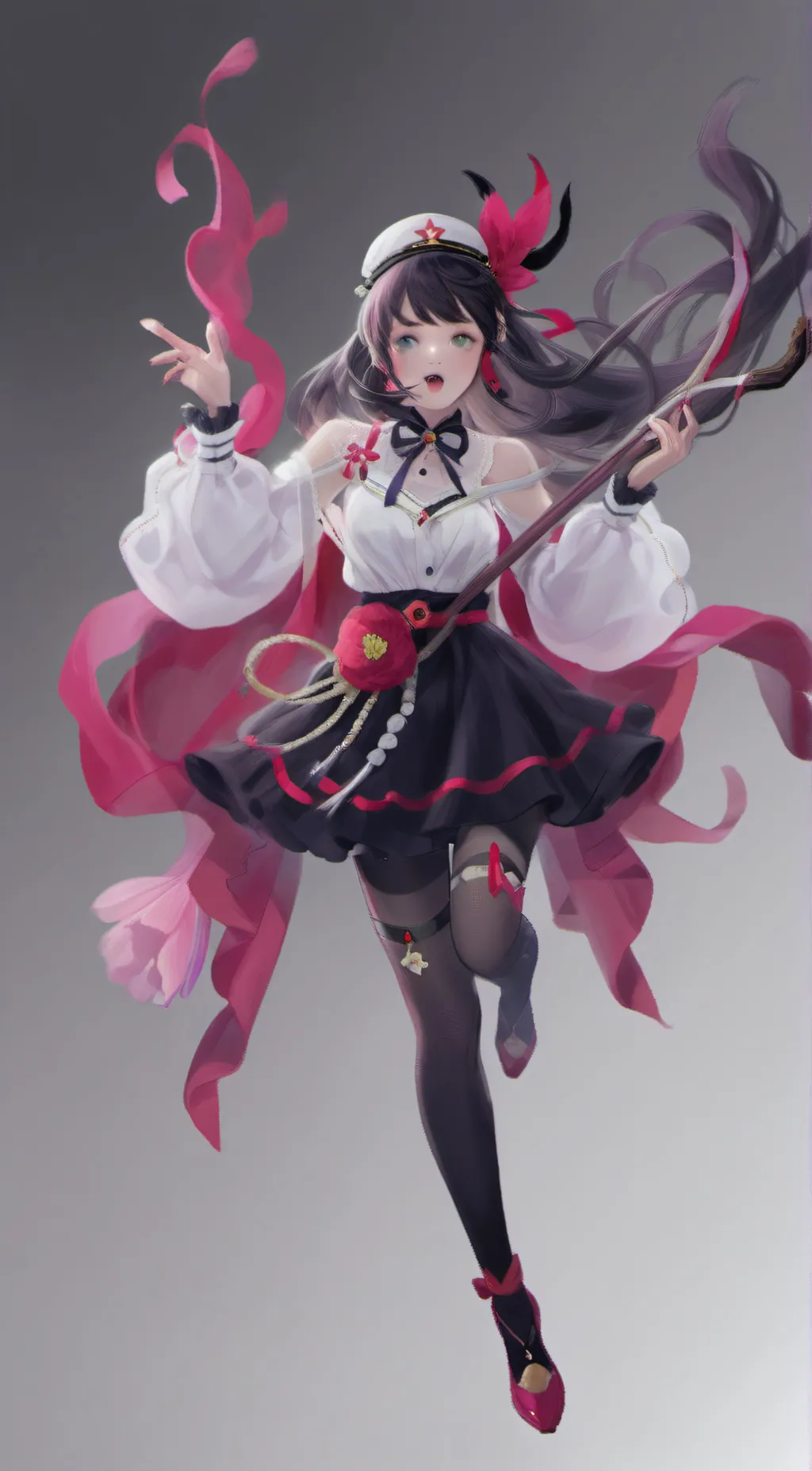 ai character: amber background