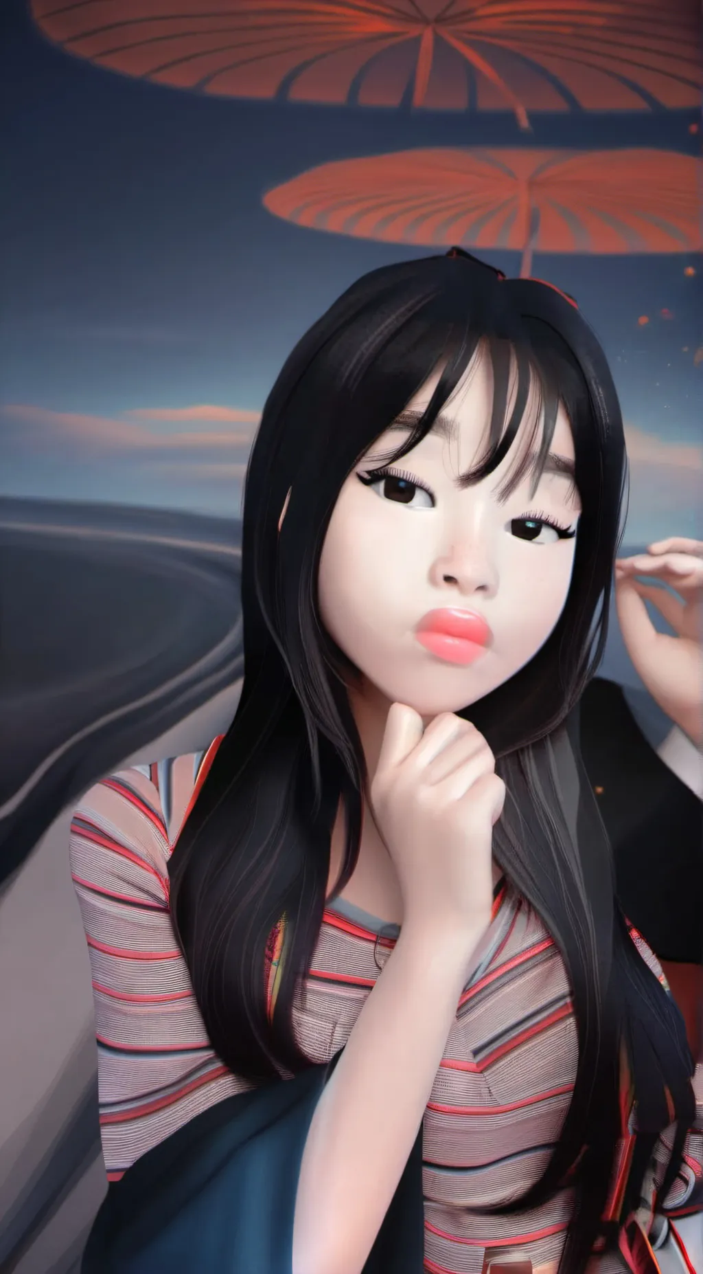 ai character: channel  background