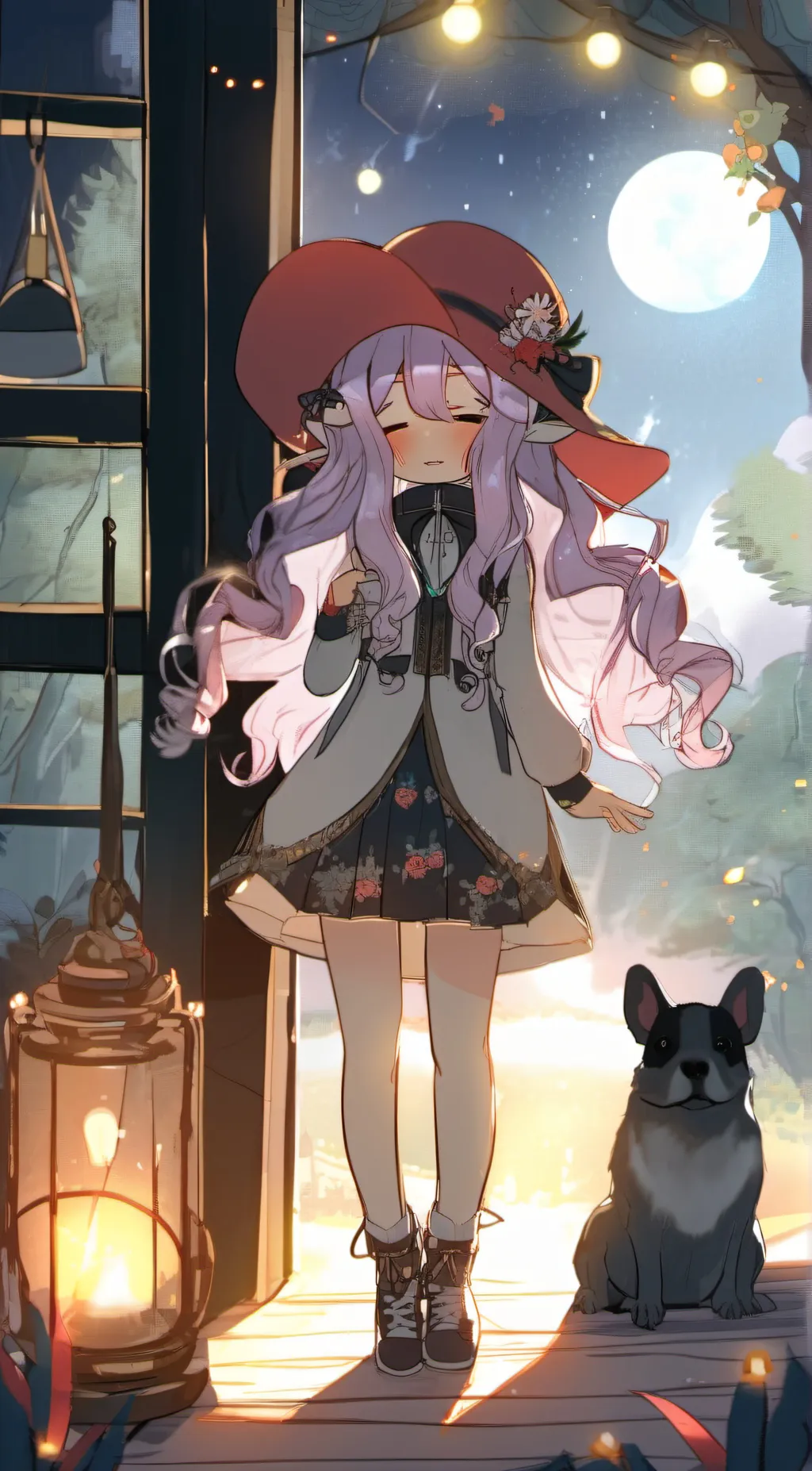 ai character: lilly background