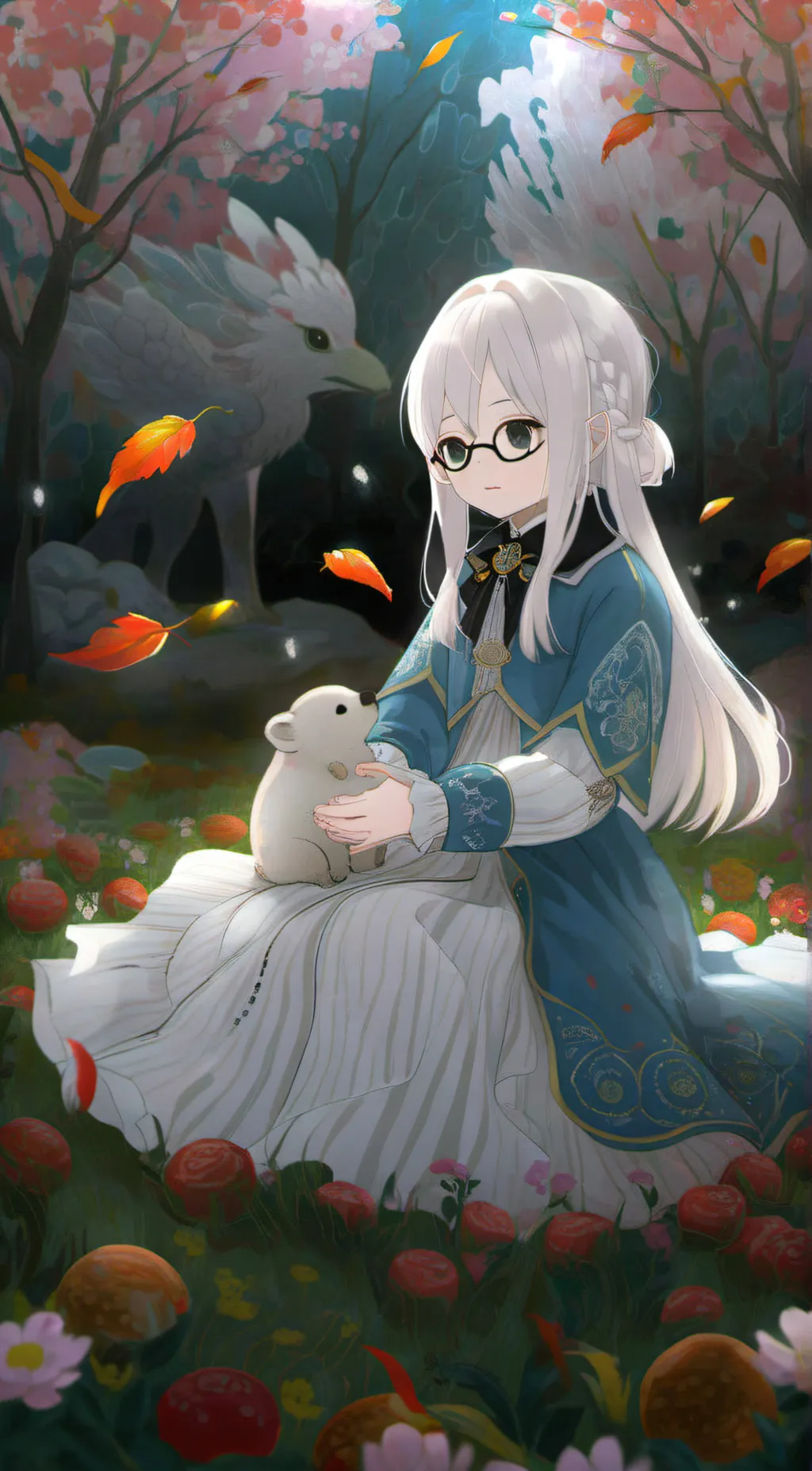 ai character: angelica  background