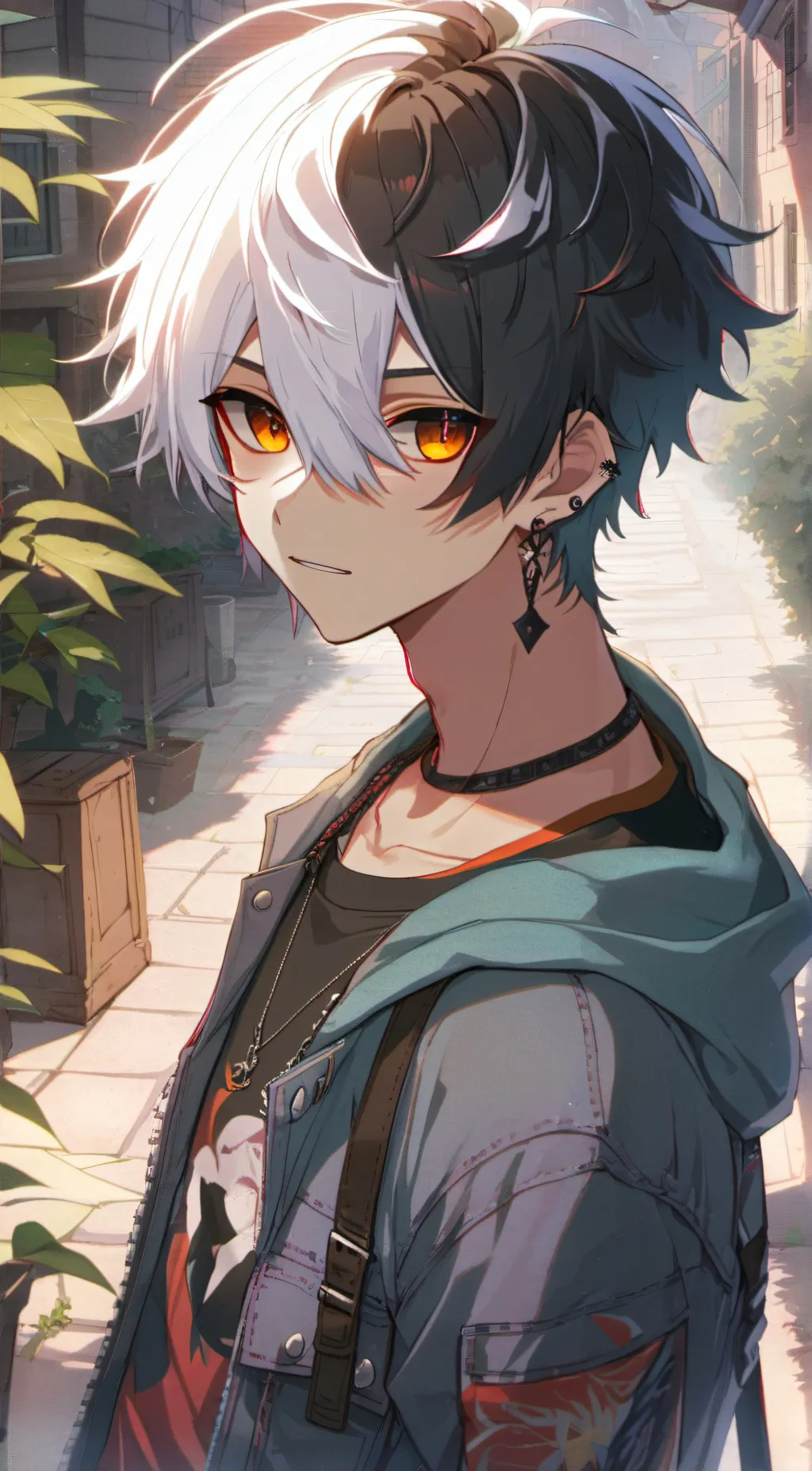 ai character: Zander background