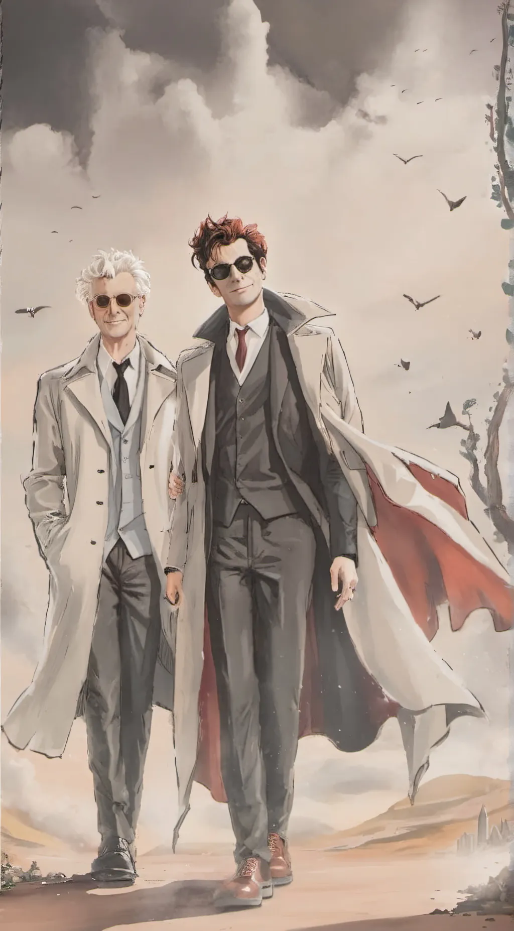 ai character: Crowley and azi background