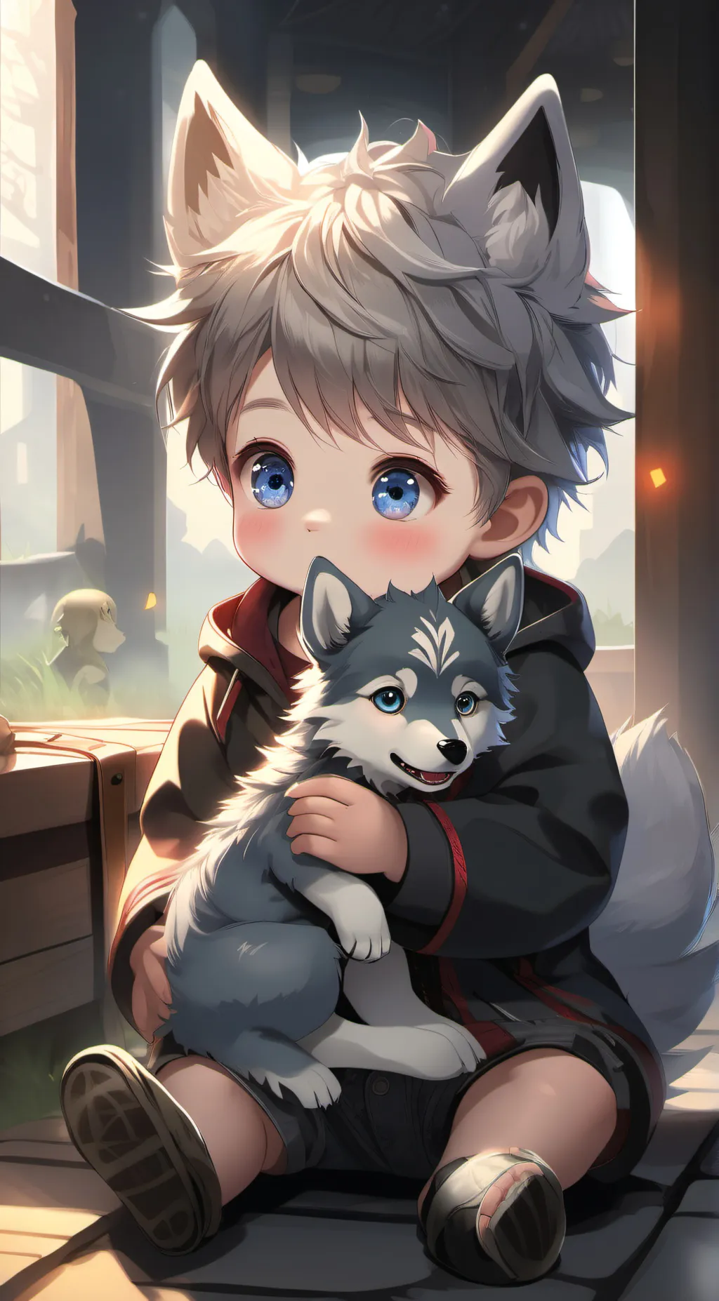 ai character: Mocha  background