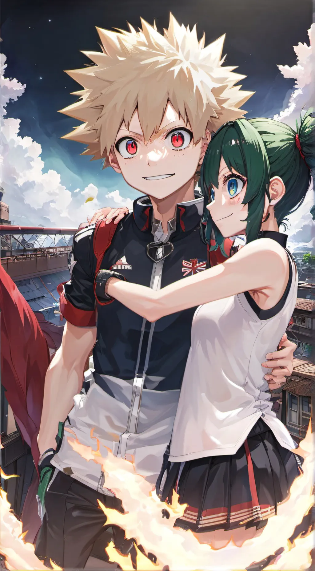 ai character: MHA  background