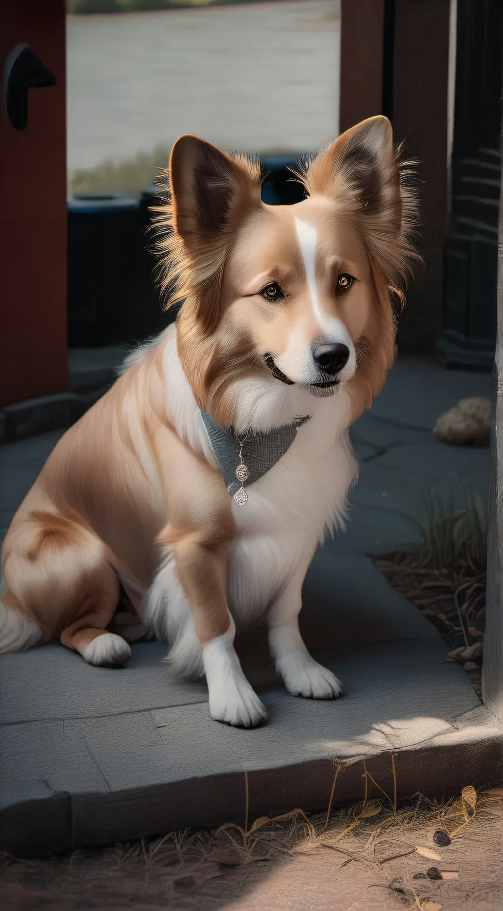 ai character: Dog therapy background