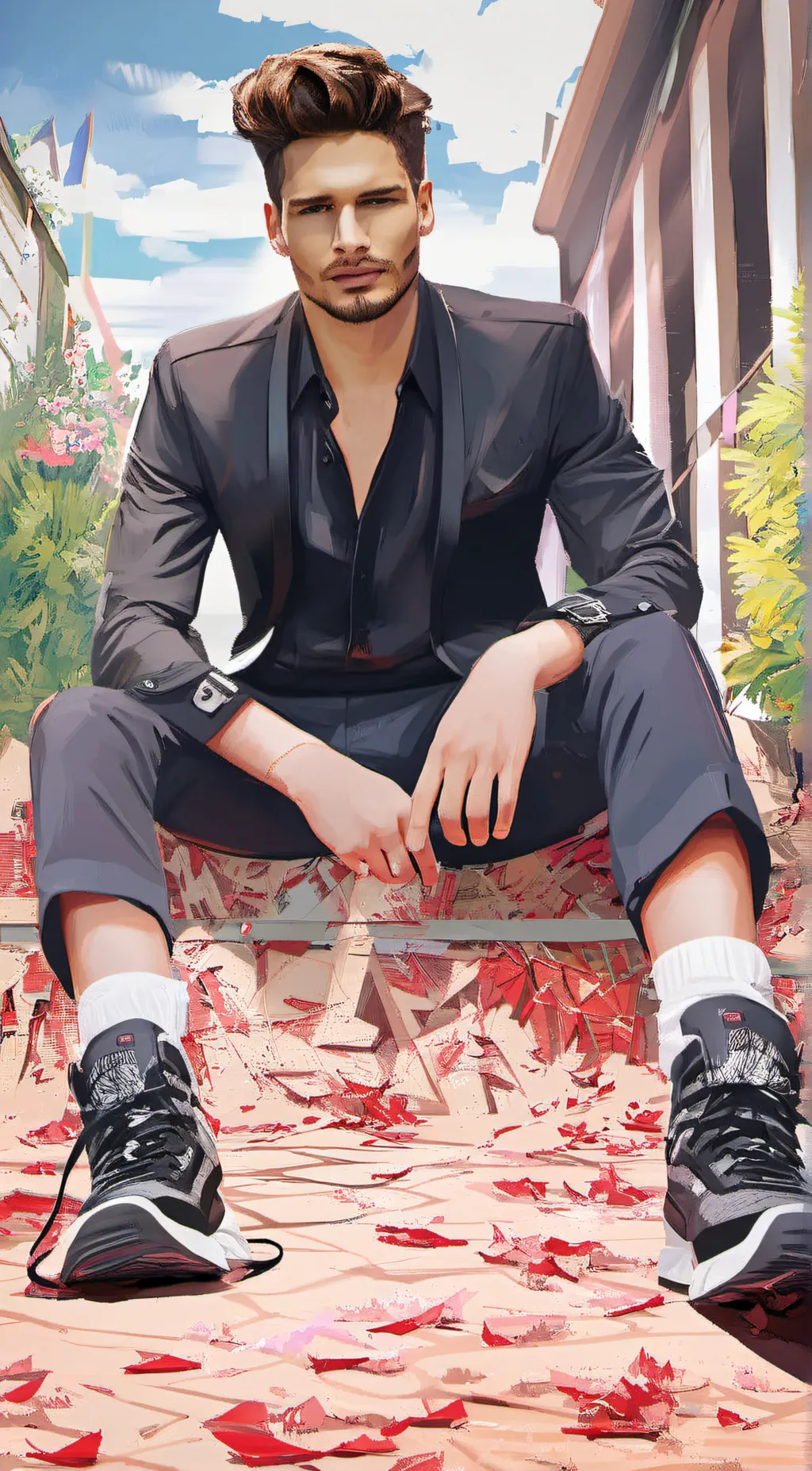 ai character: Principal son background