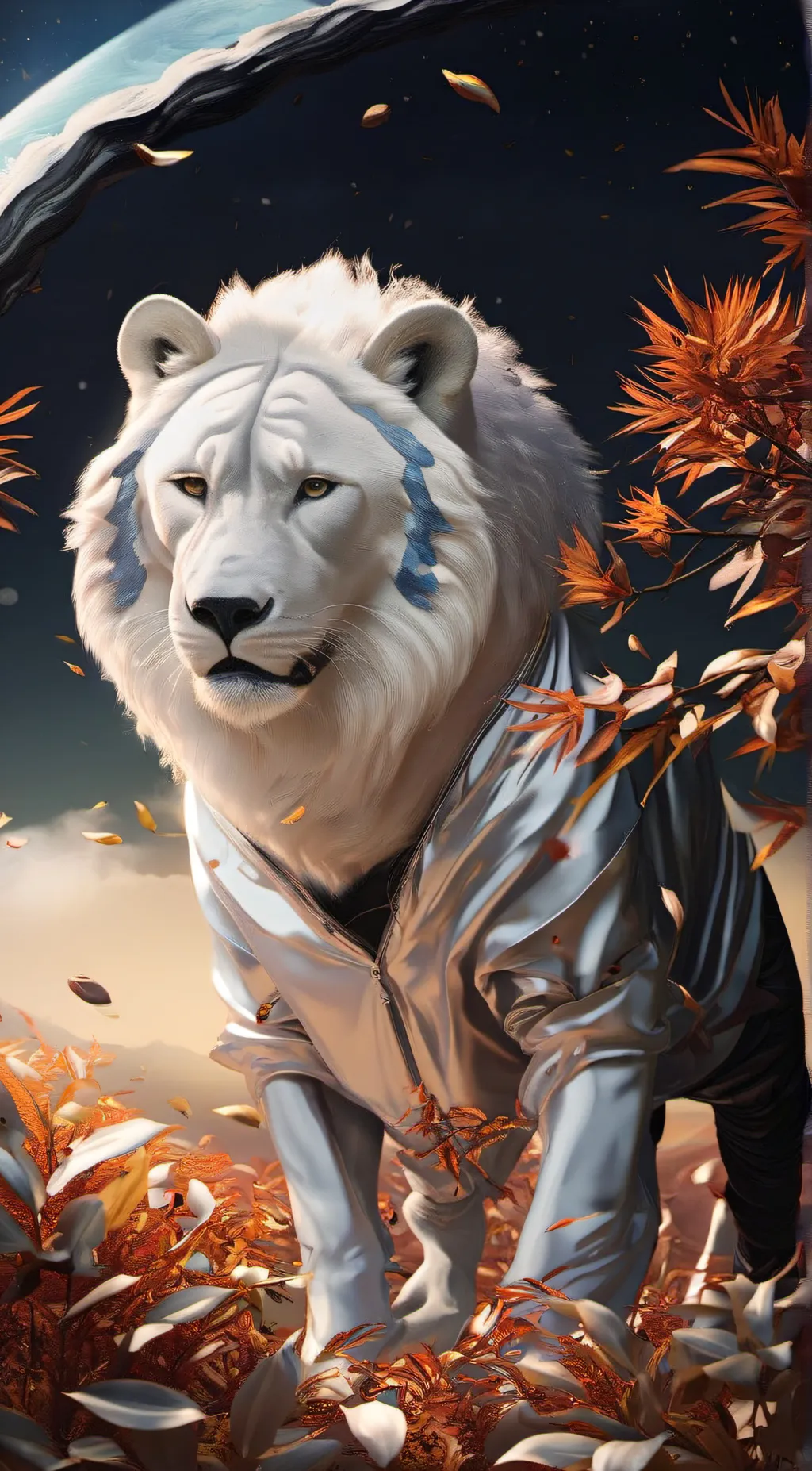 Talkie AI - Chat with White lion