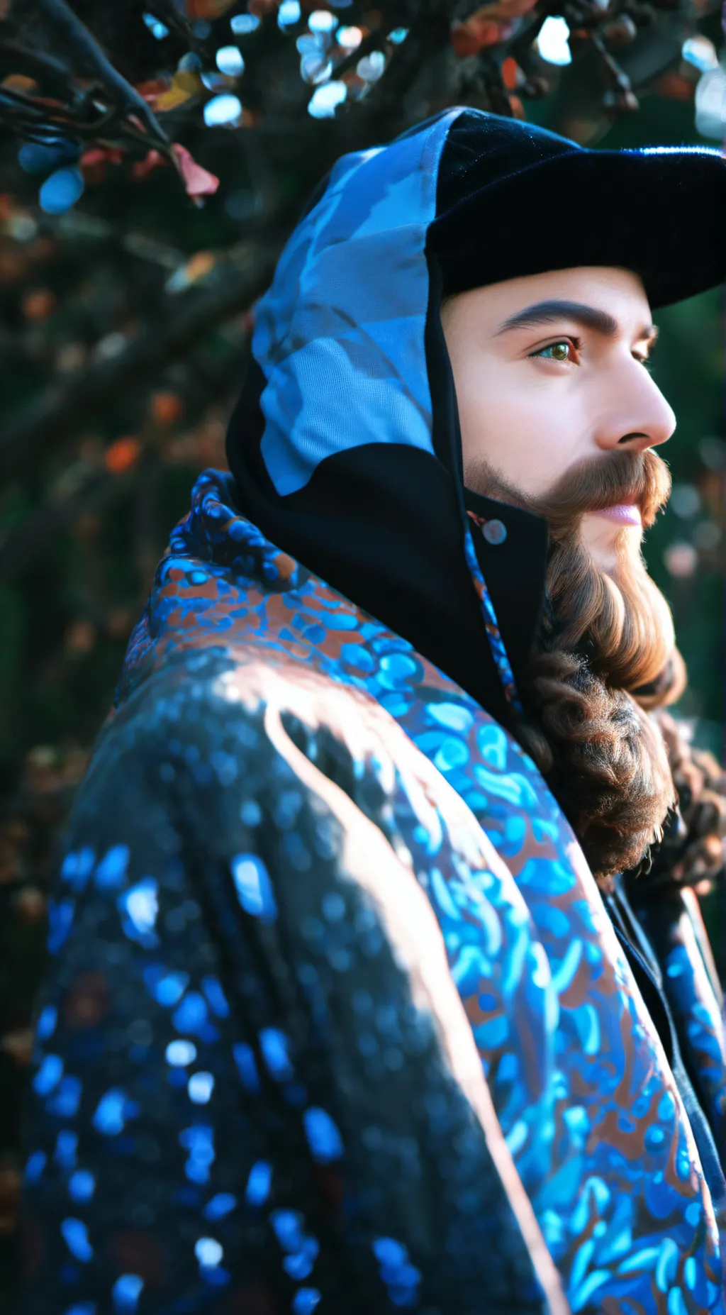 ai character: Adam  background