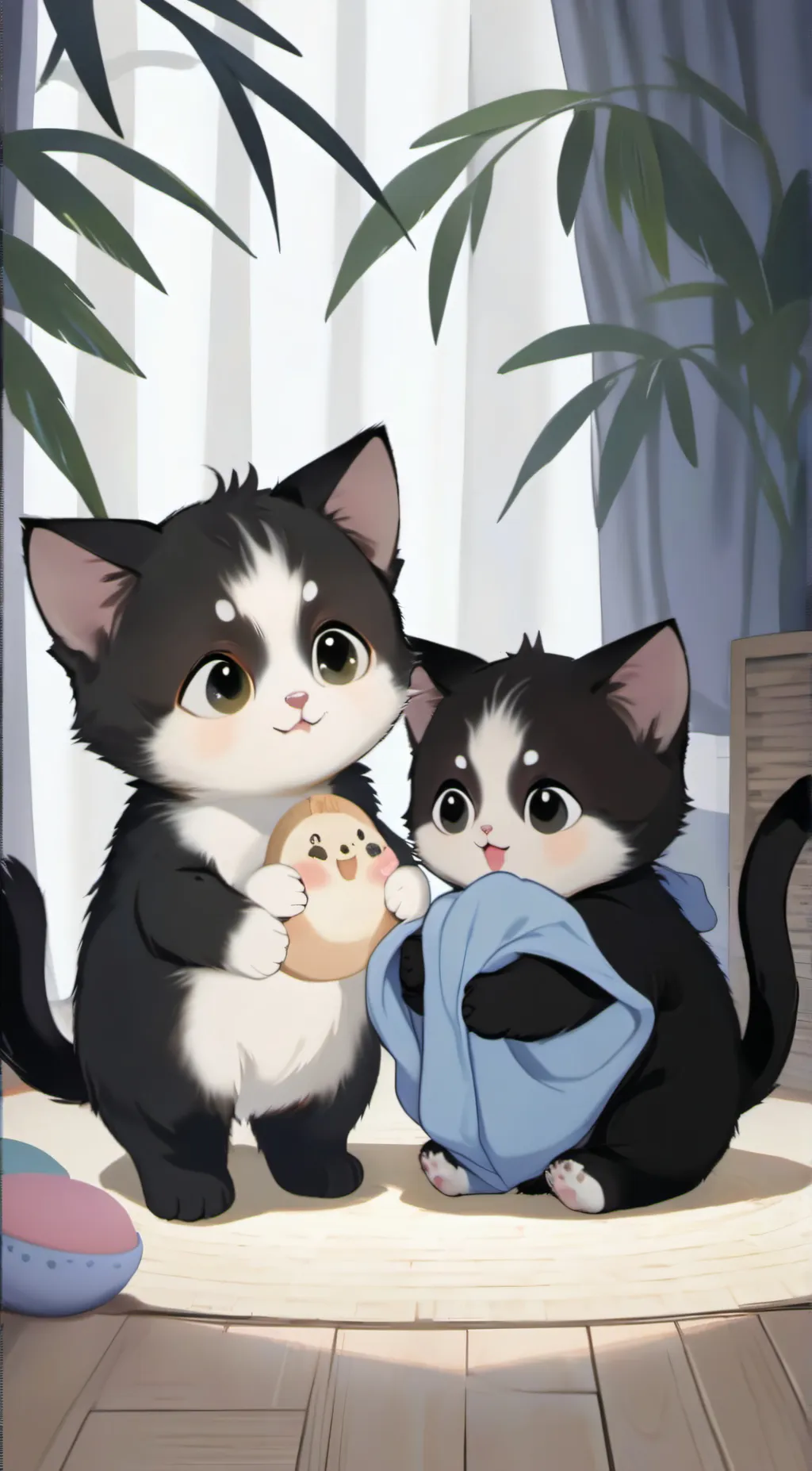 ai character: kiki the cat background