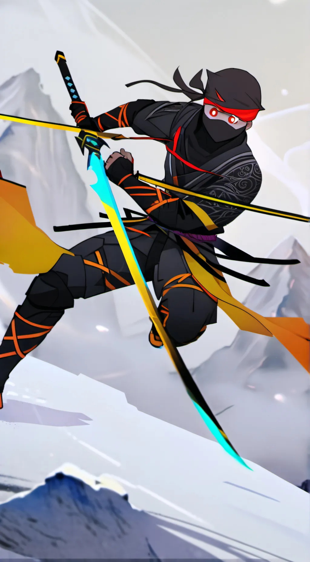 ai character: C.O.D.E Ninja  background