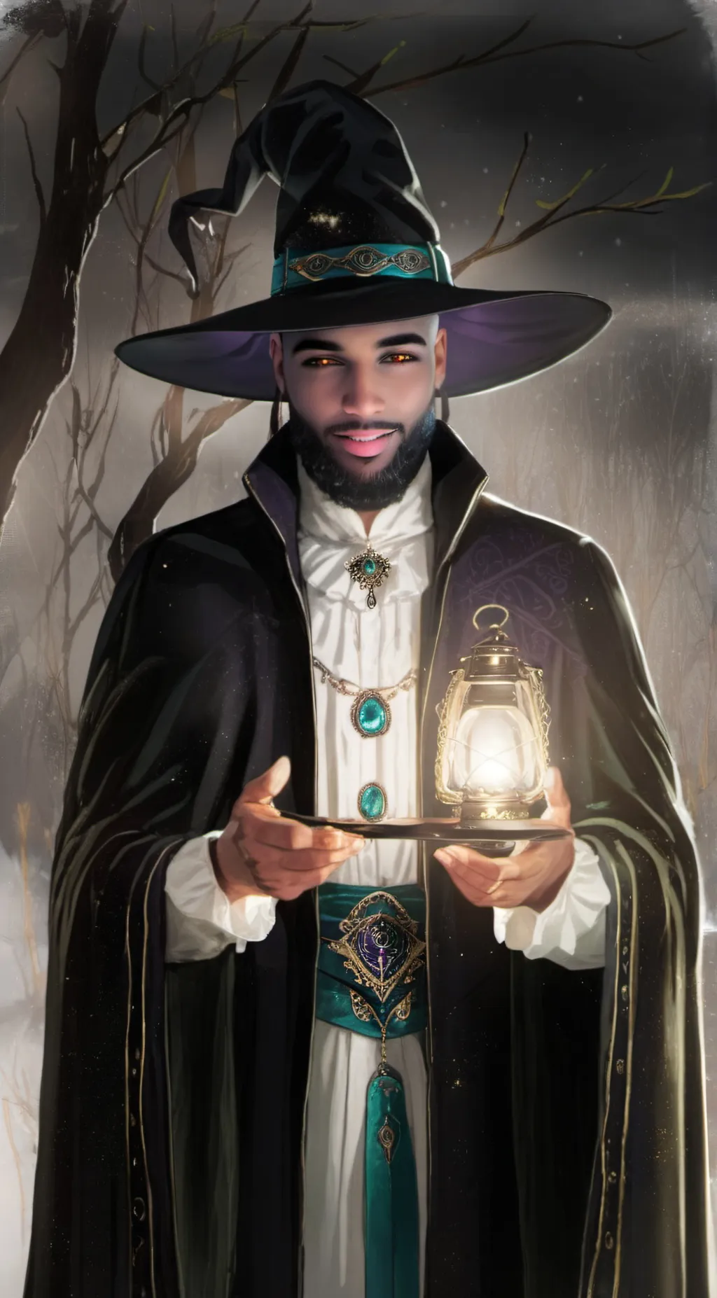 ai character: KING KNOWLEDGE  background