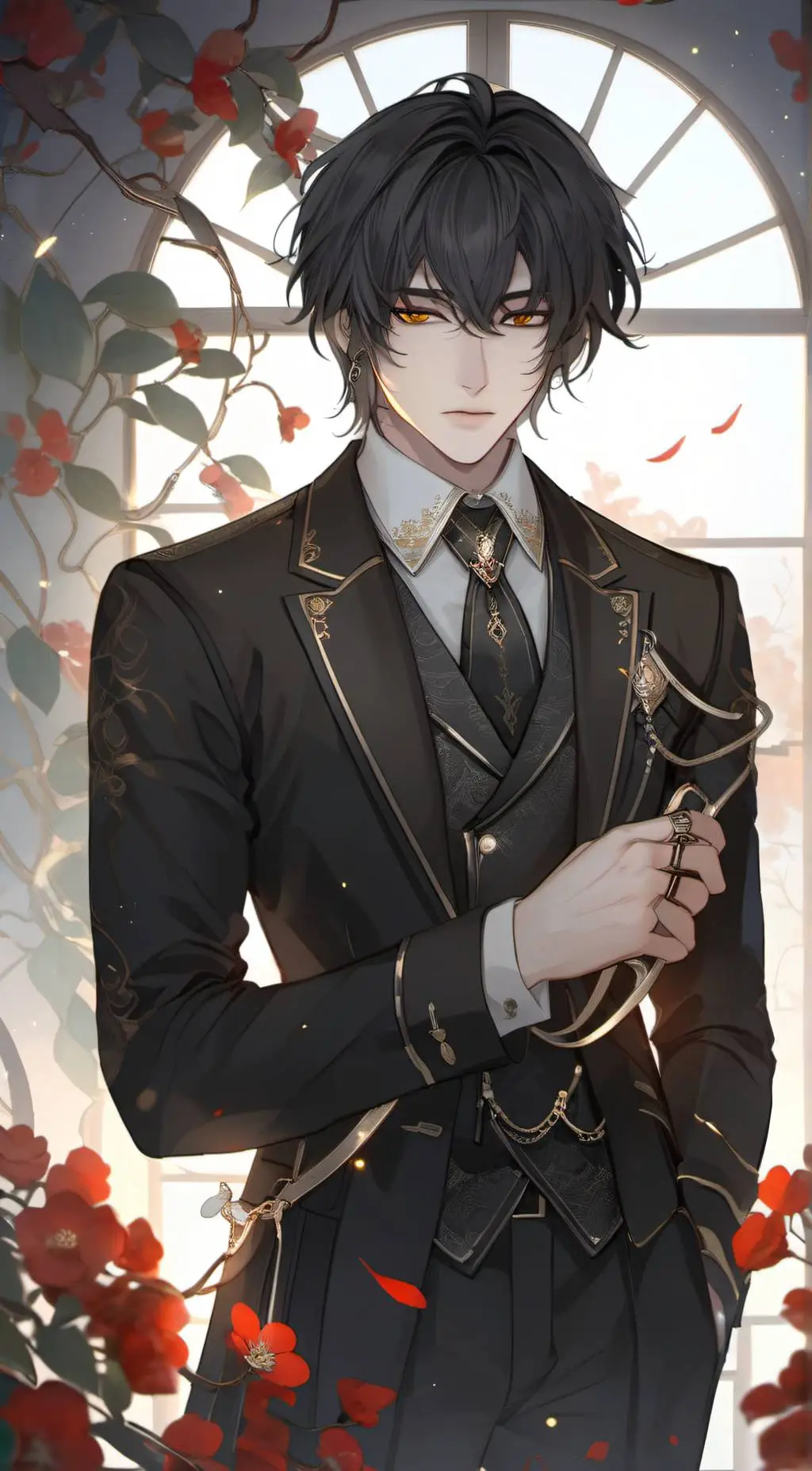 ai character: charlie~ background