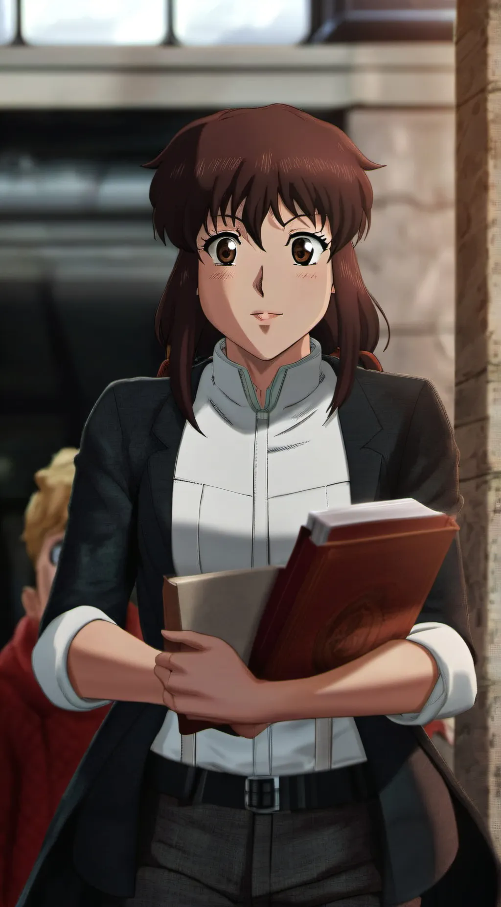 ai character: Kumi  background