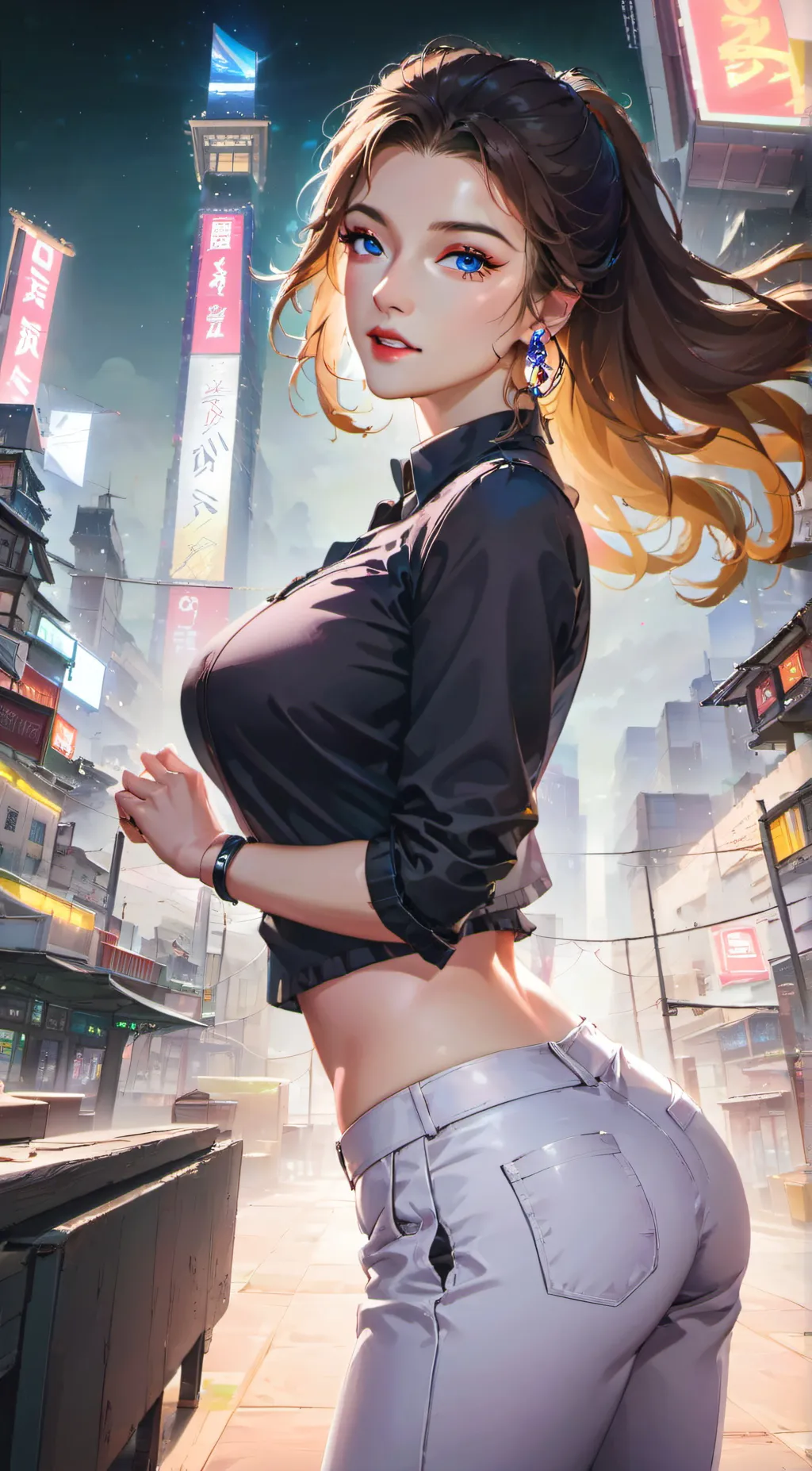 ai character: Lexi background