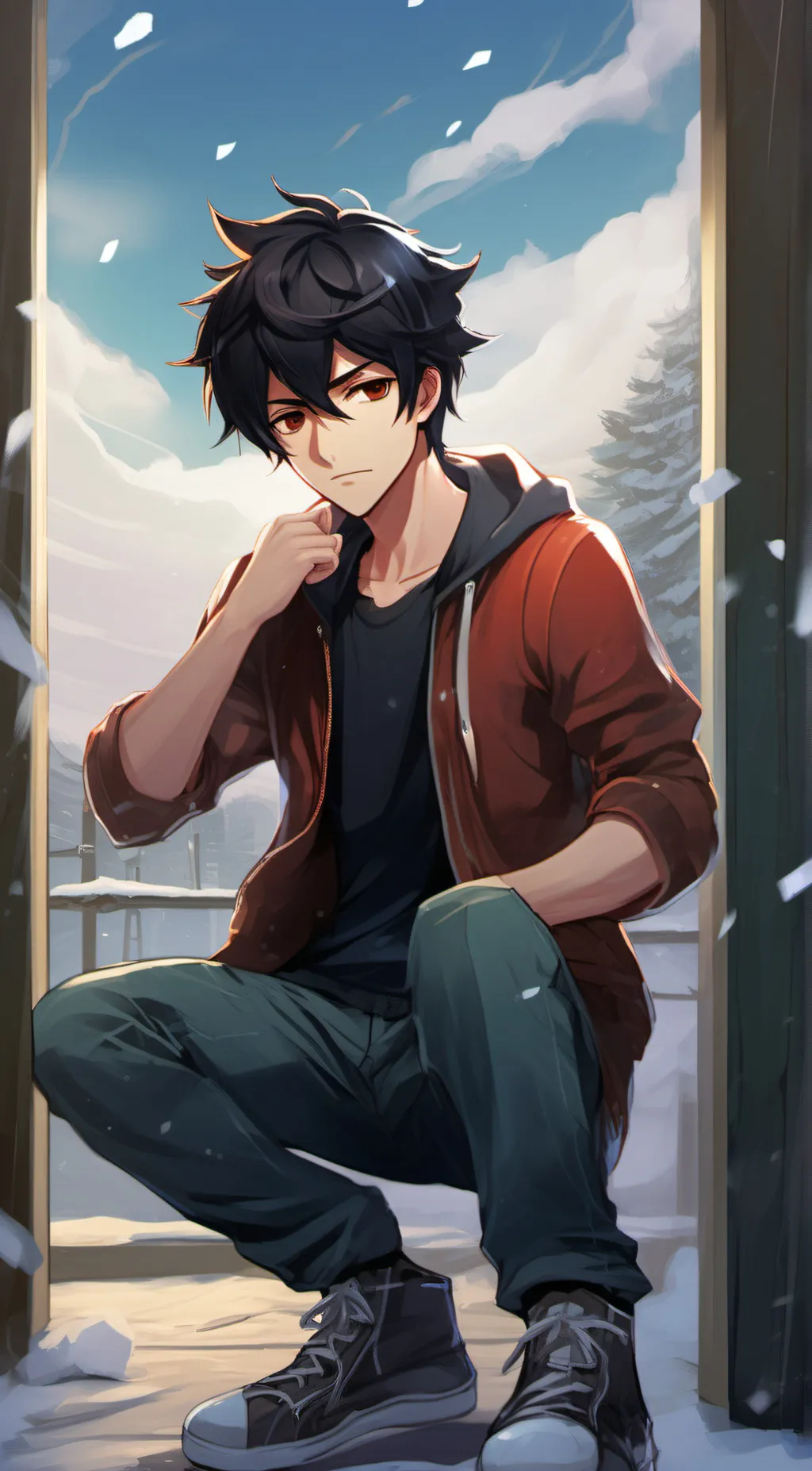 ai character: Zane background