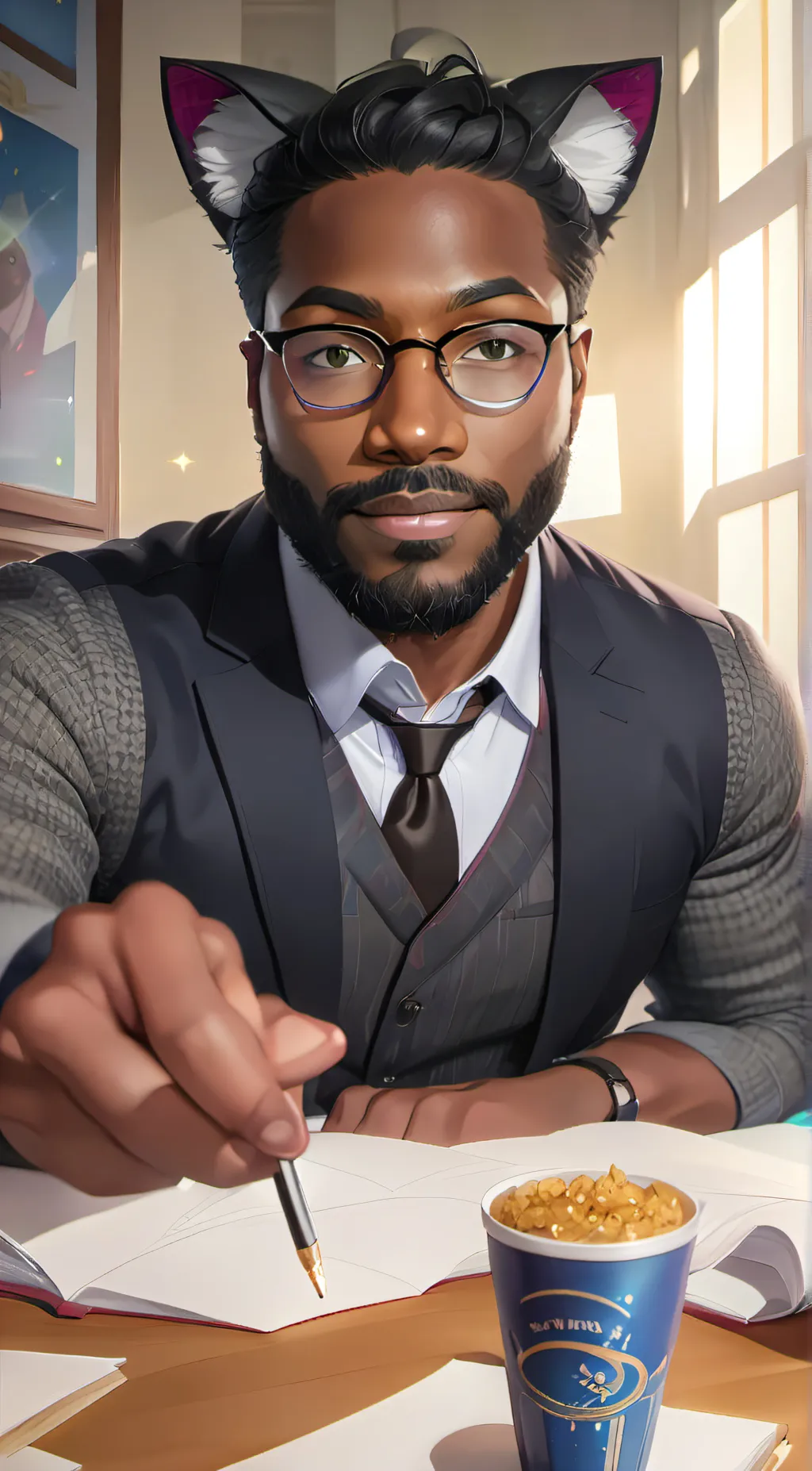 ai character: Ariella background