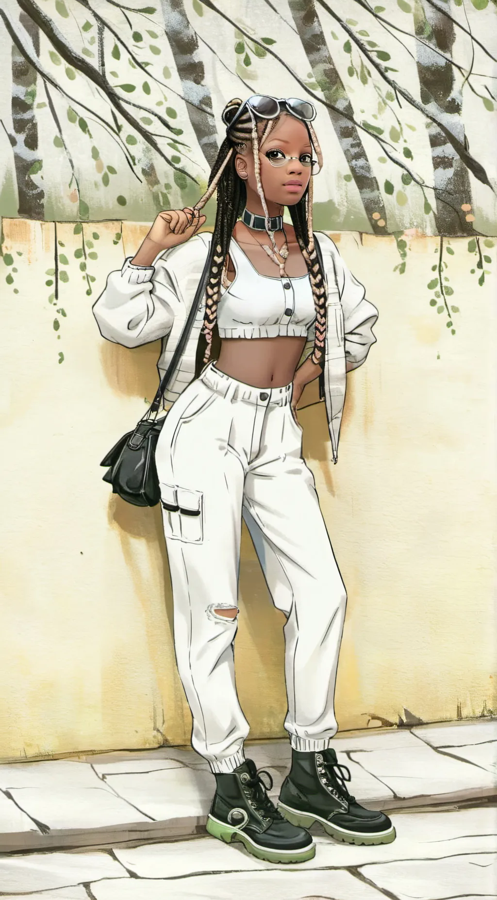 ai character: Flavy background