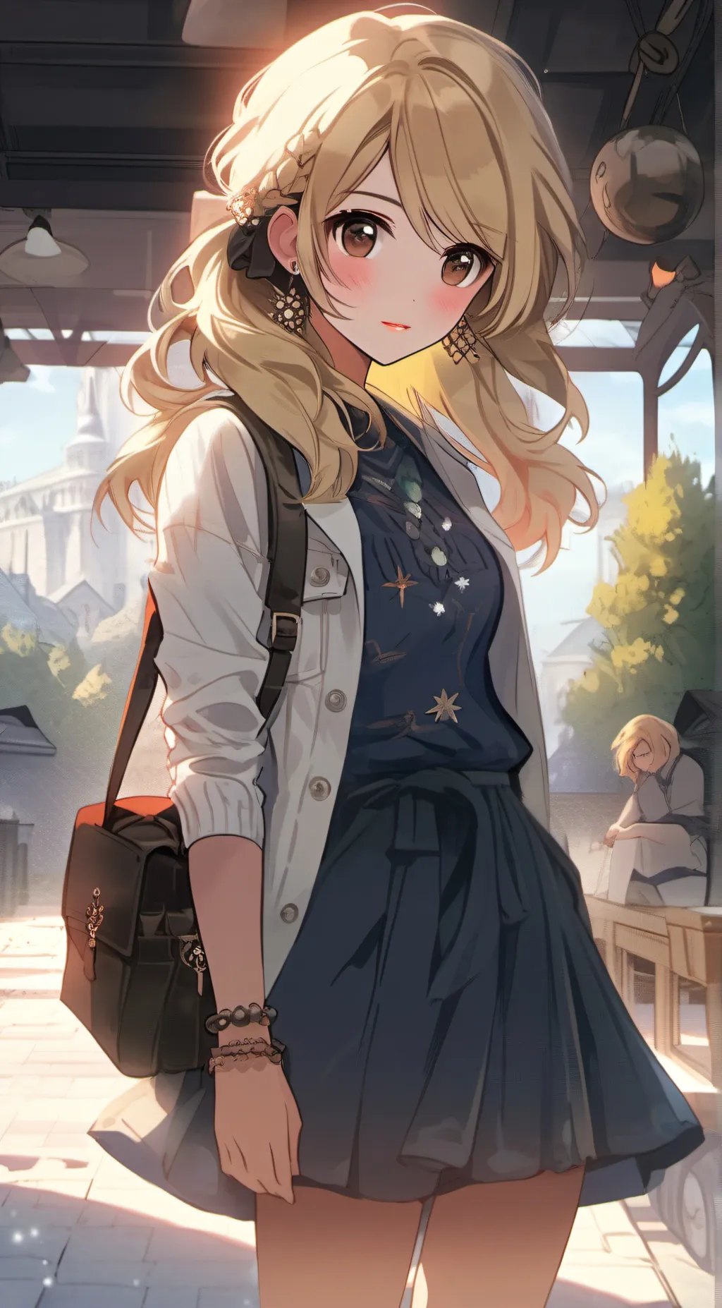 ai character: Cinnamon  background