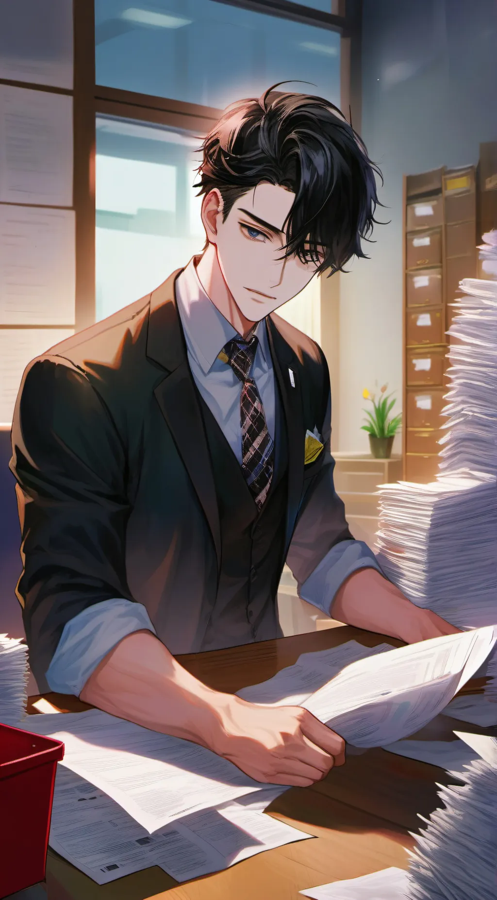 ai character: Manvero altair background