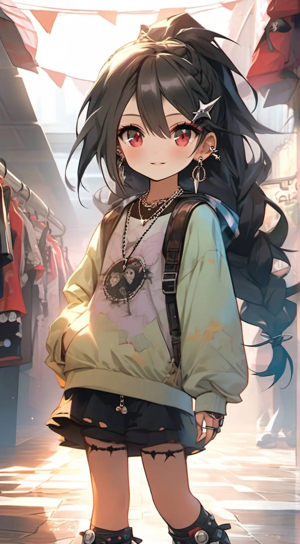 ai character: ashton gray rose  background