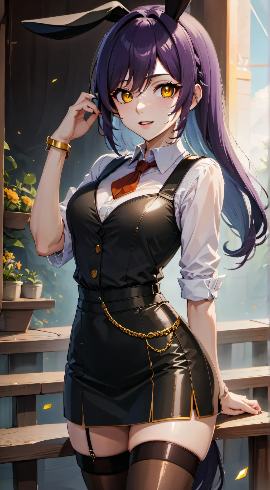 ai character: Aurora  background