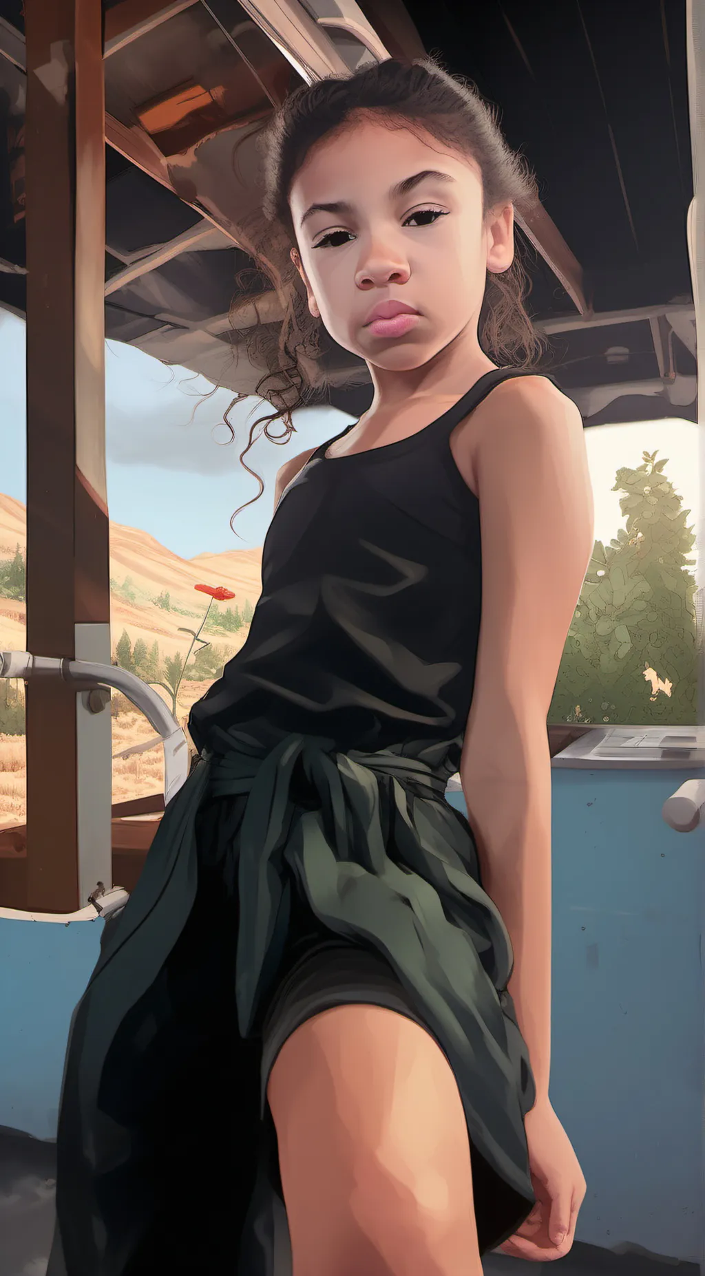 ai character: Love background