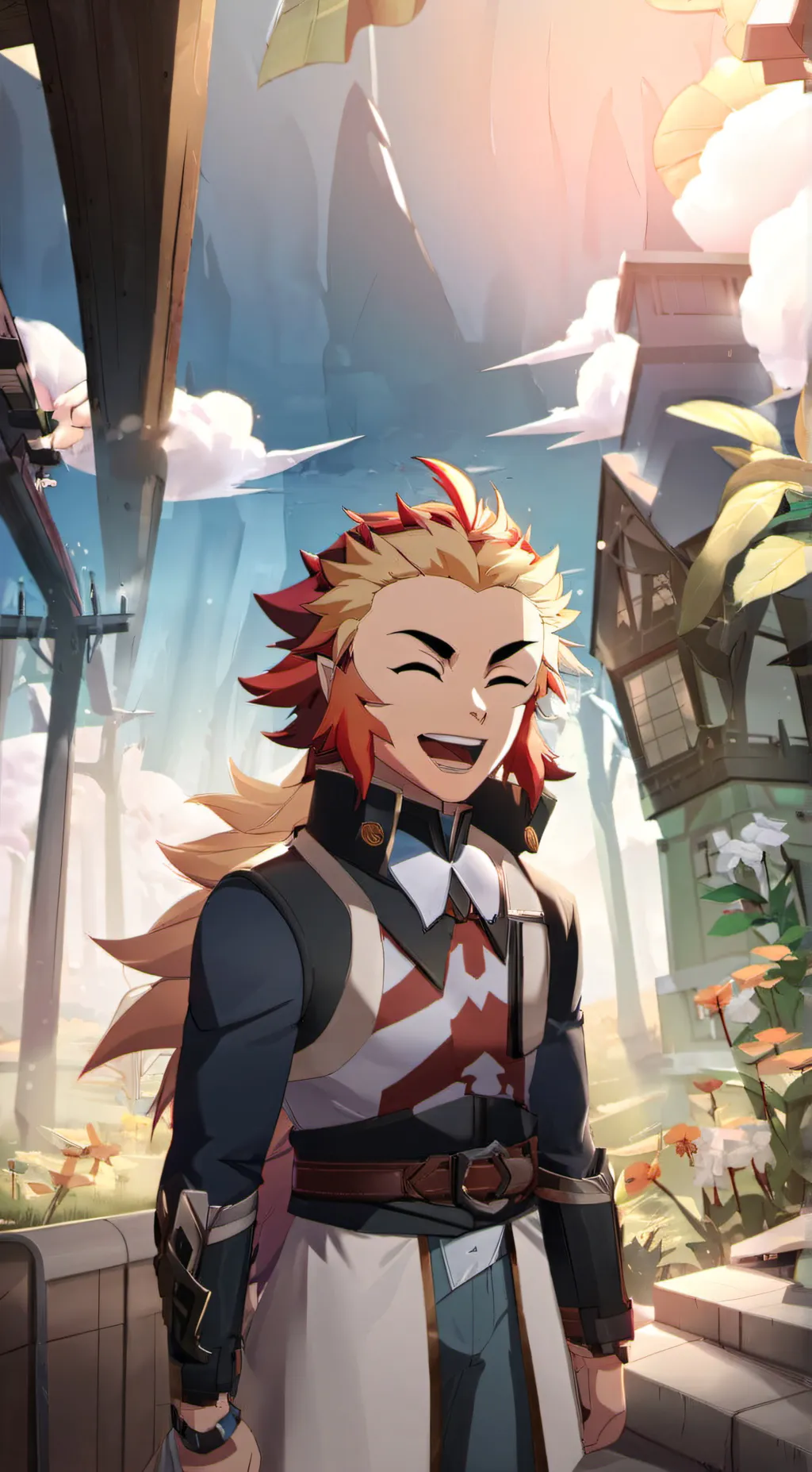 ai character: Omega Rengoku background