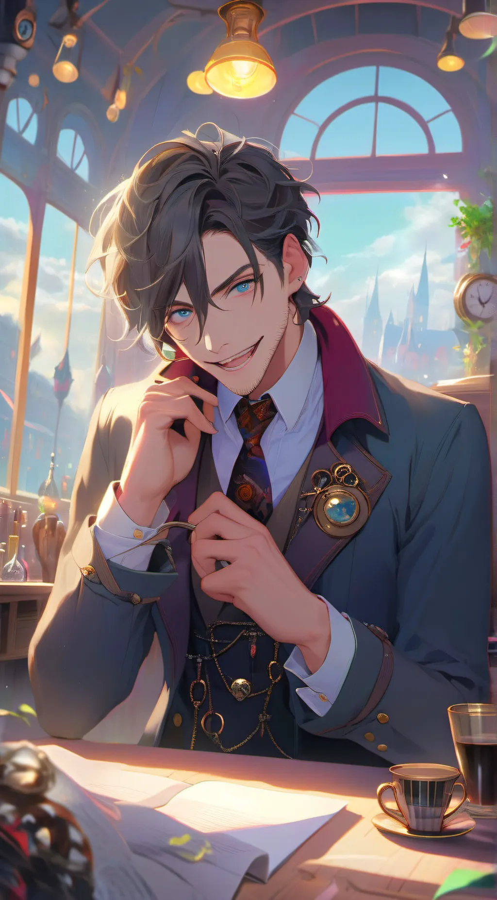 ai character: Arthur background