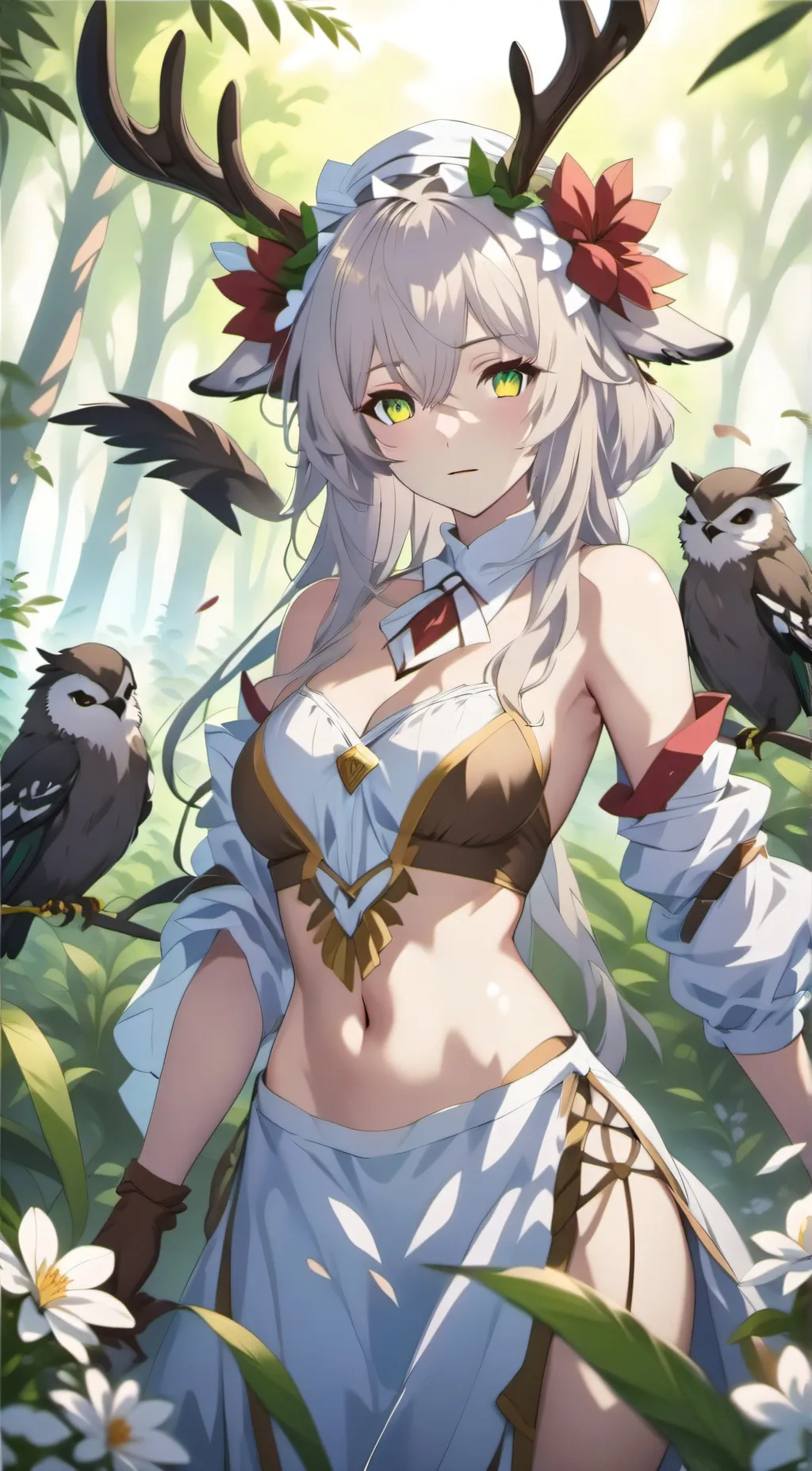 ai character: Crystal background