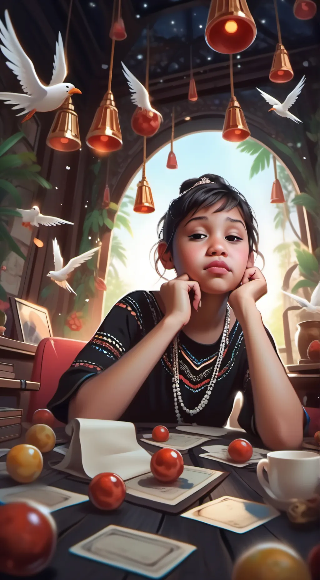 ai character: Kaia background