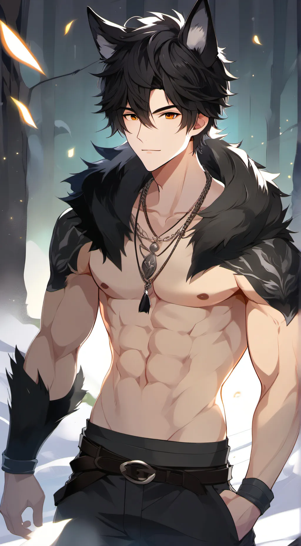 ai character: Asher  background