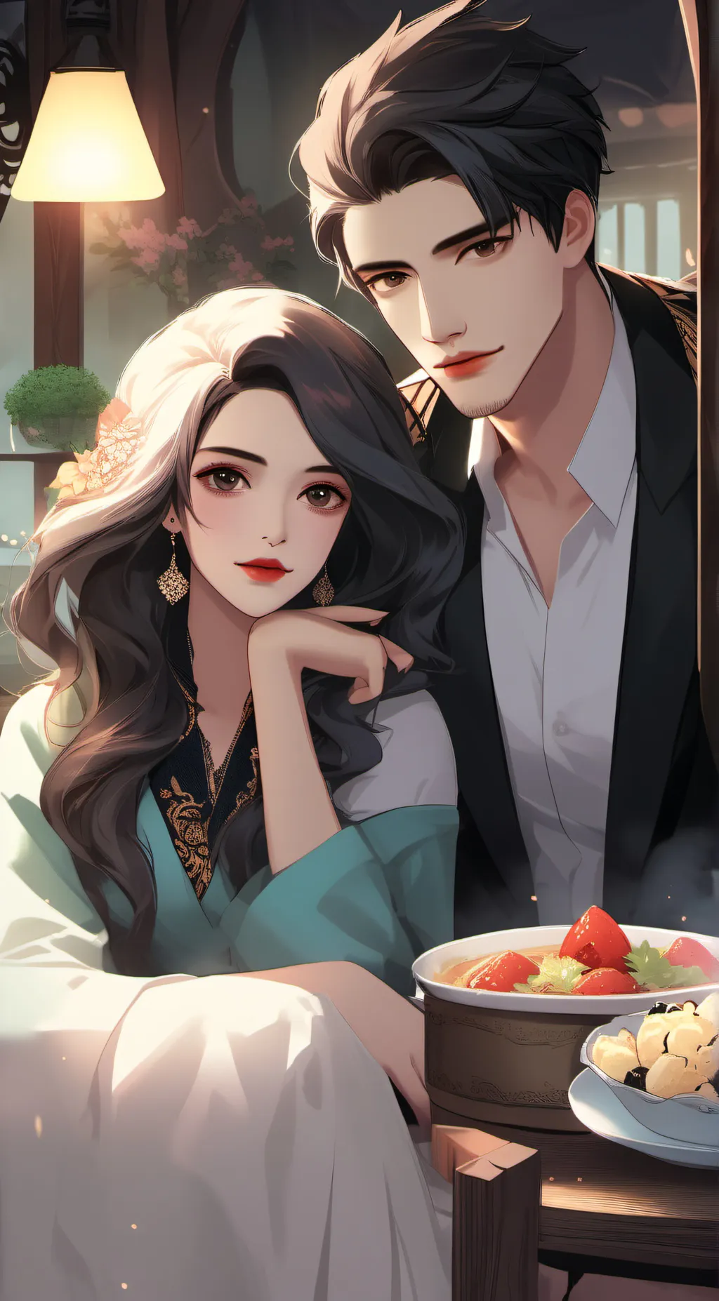 ai character: shoto and izmi background