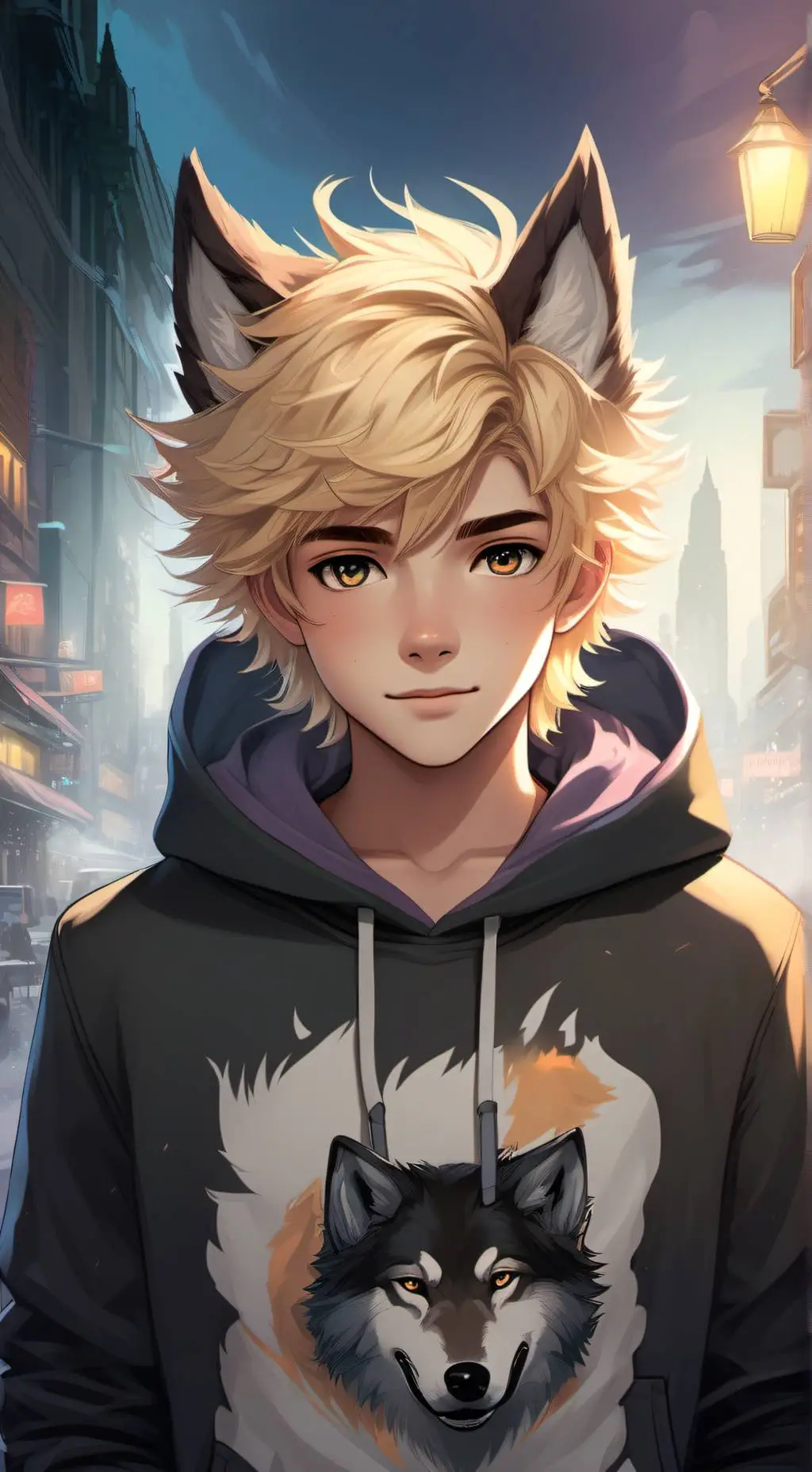 ai character: Leo  background