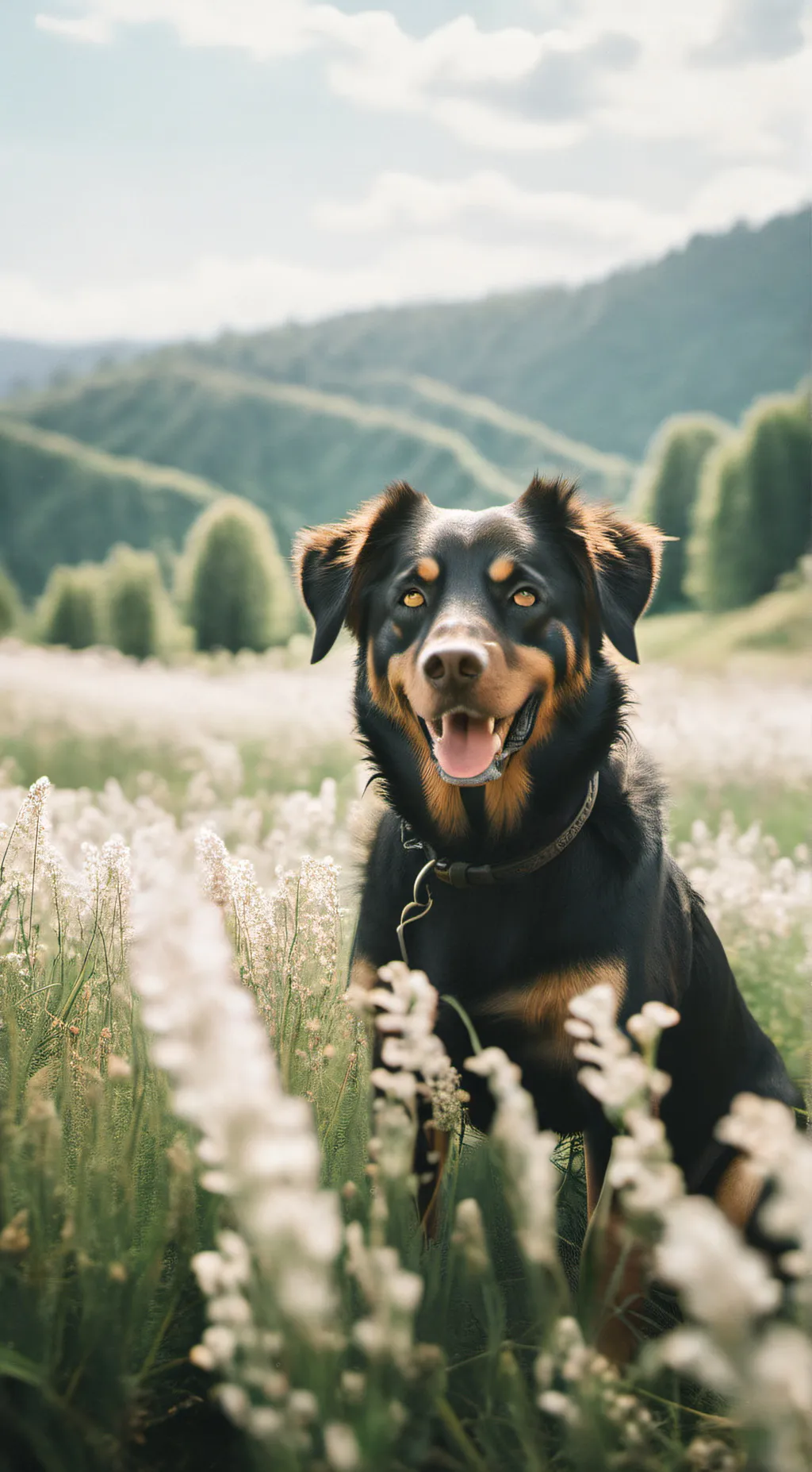 ai character: dog background