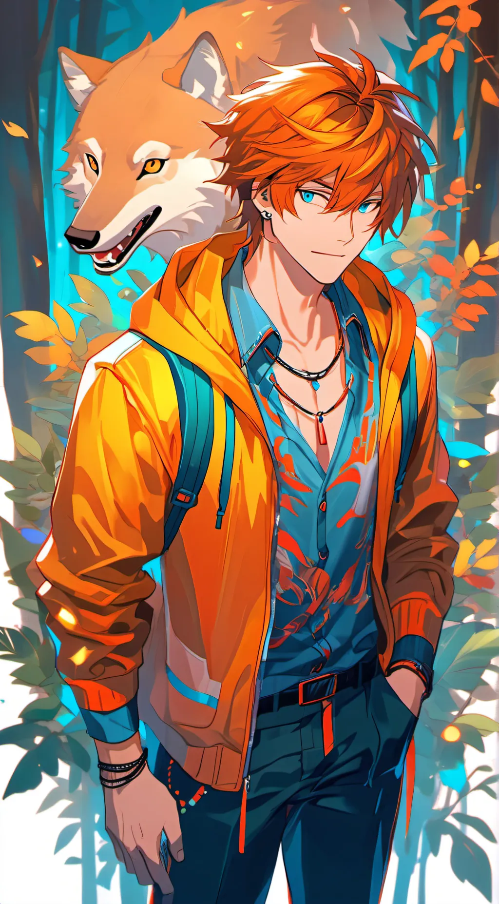 ai character: olly background