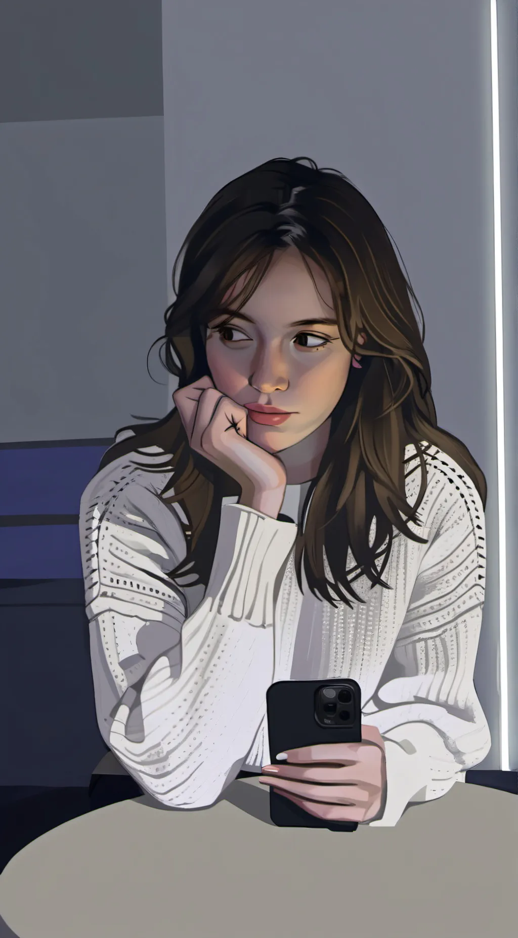 ai character: Ellysia background