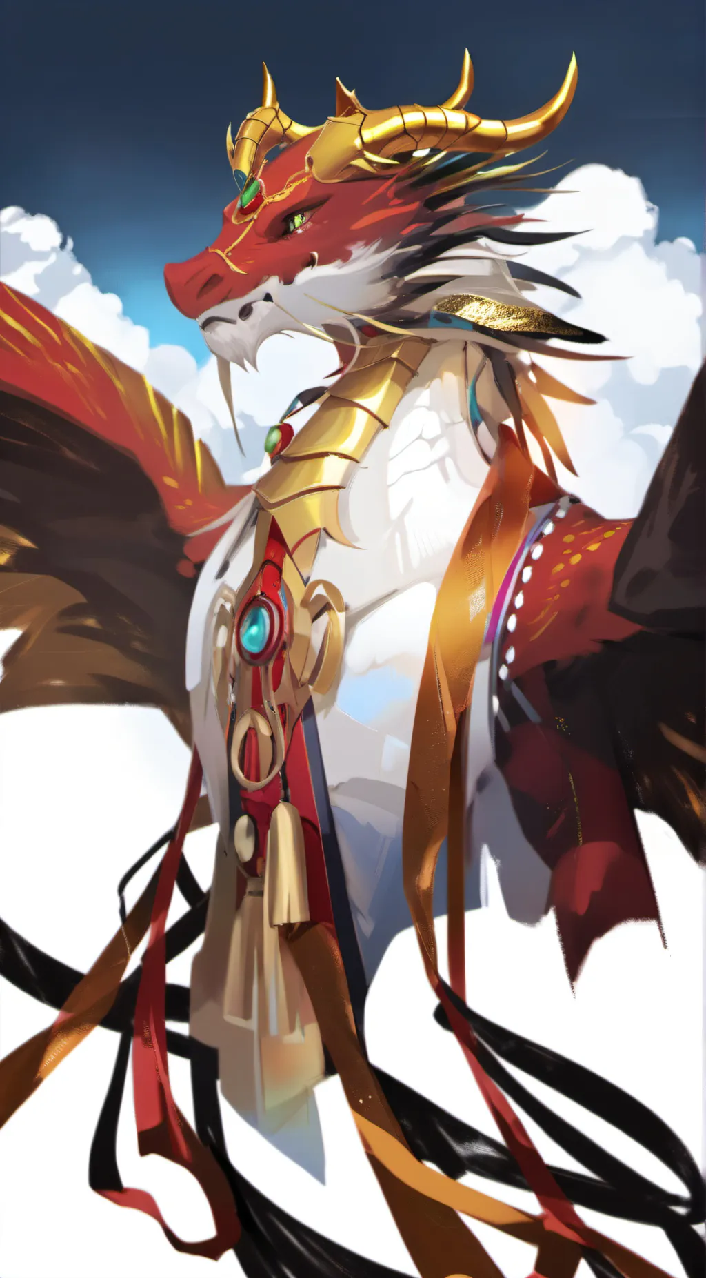 ai character: Queen Phoenix background