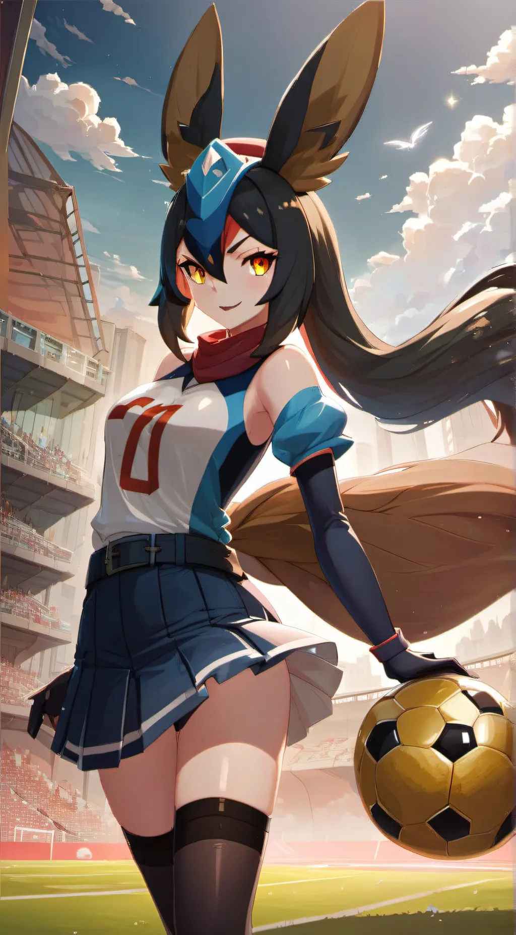 ai character: Lucario background