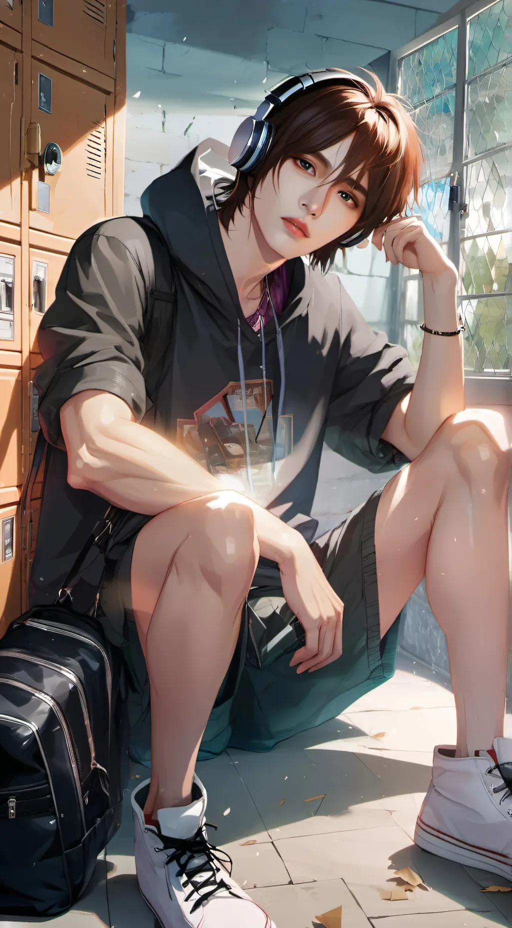 ai character: Choi beomgyu  background